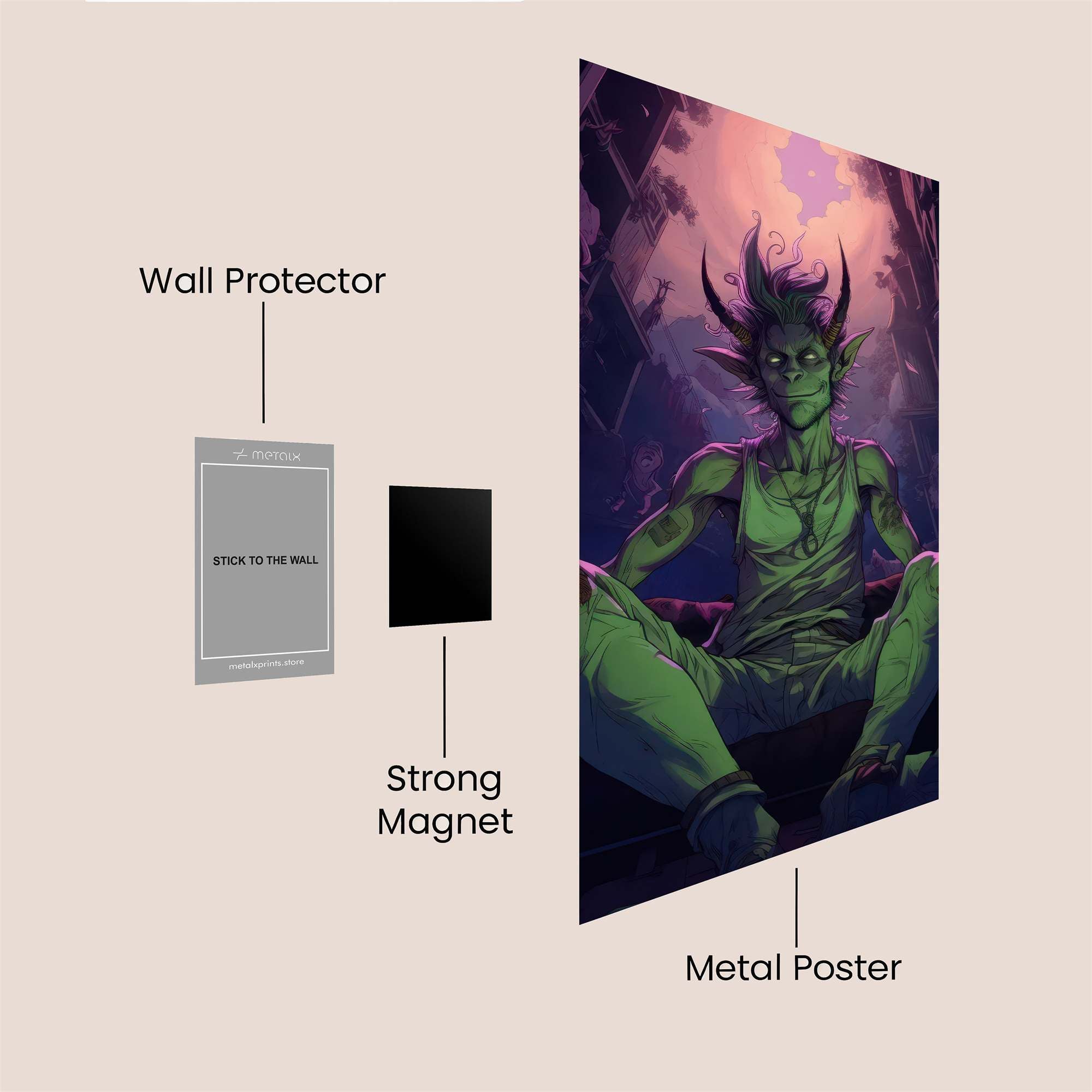 Goblin Gloom Safe Wall Magnetic / M