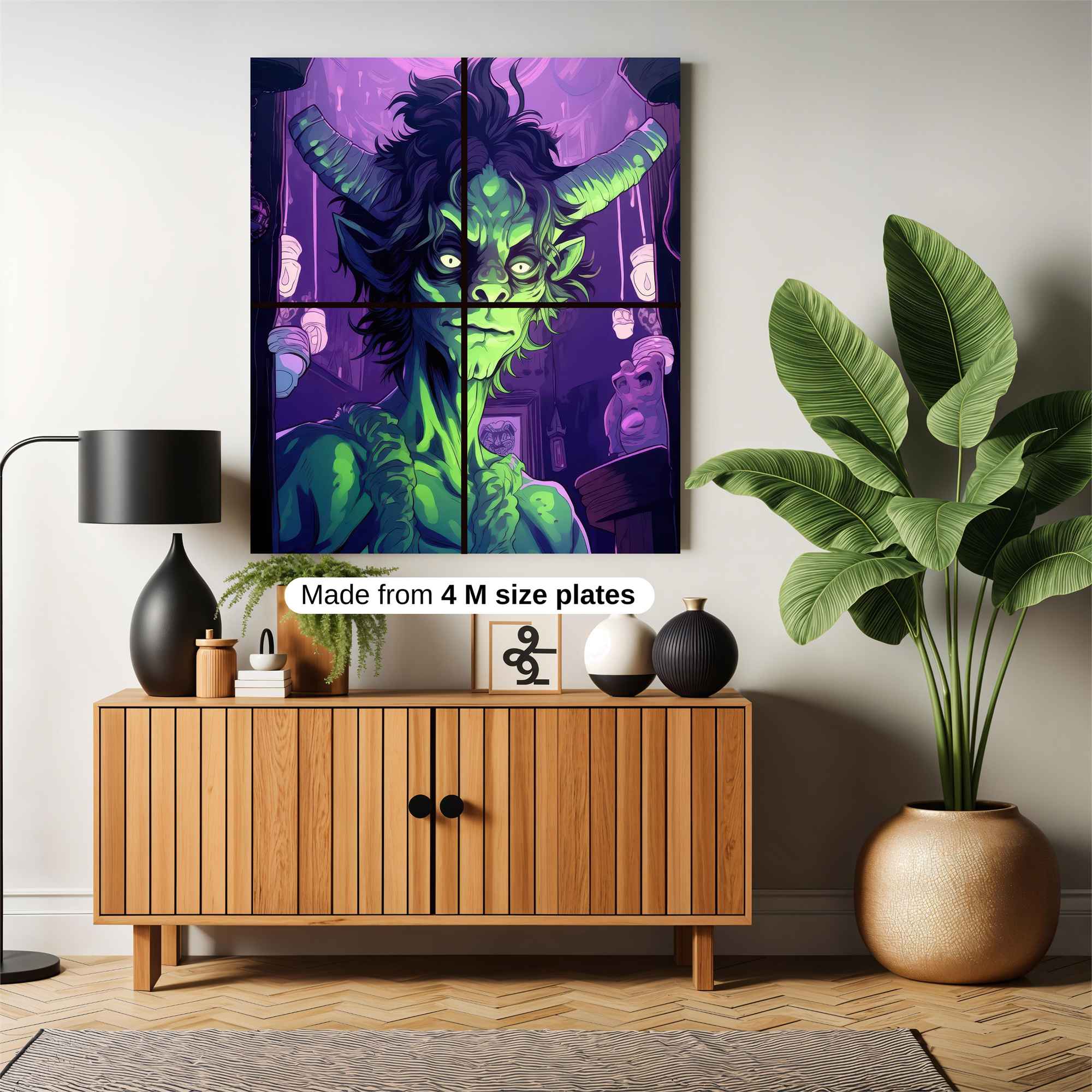 Pan Whimsical Safe Wall Magnetic / M
