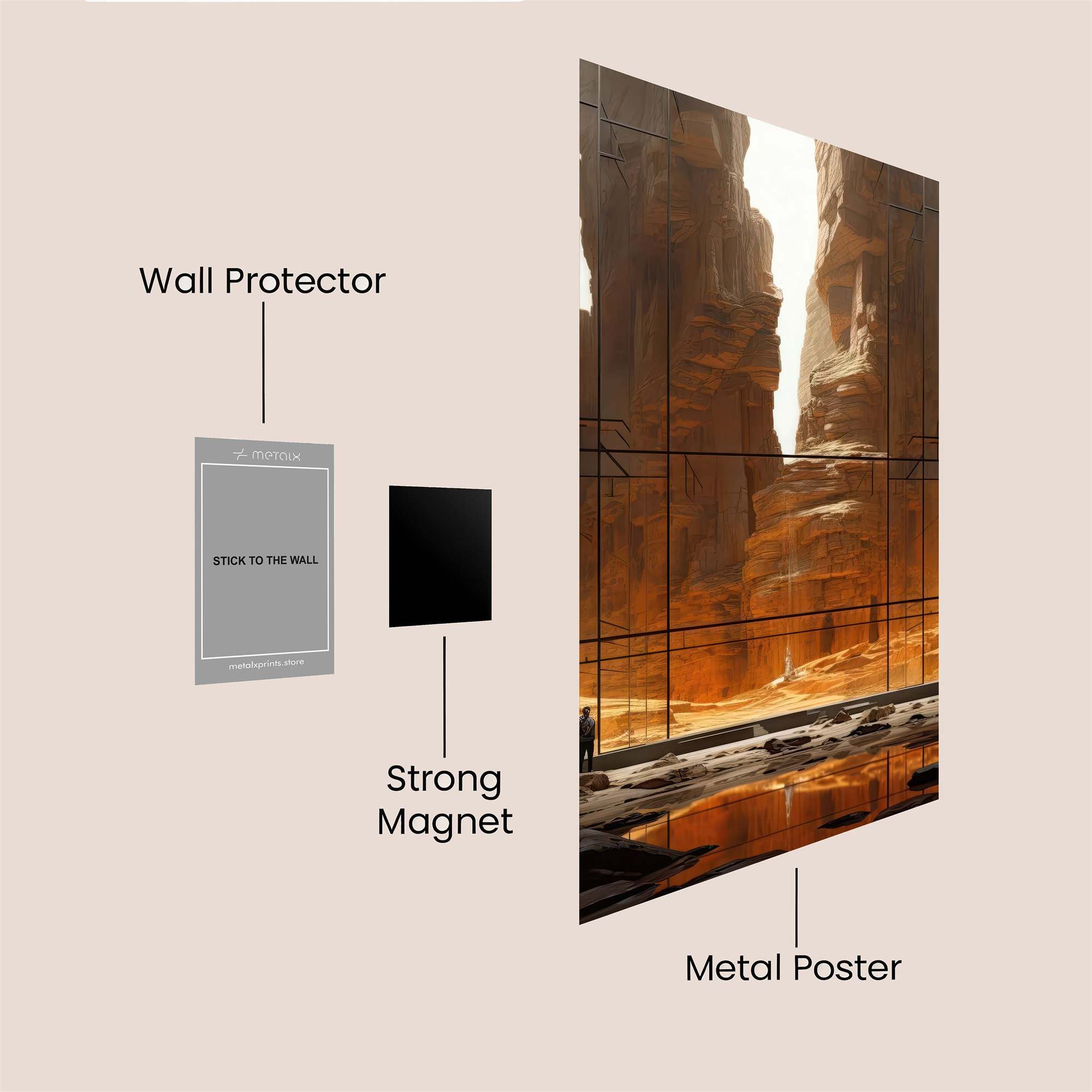 Canyon Serenity Safe Wall Magnetic / M
