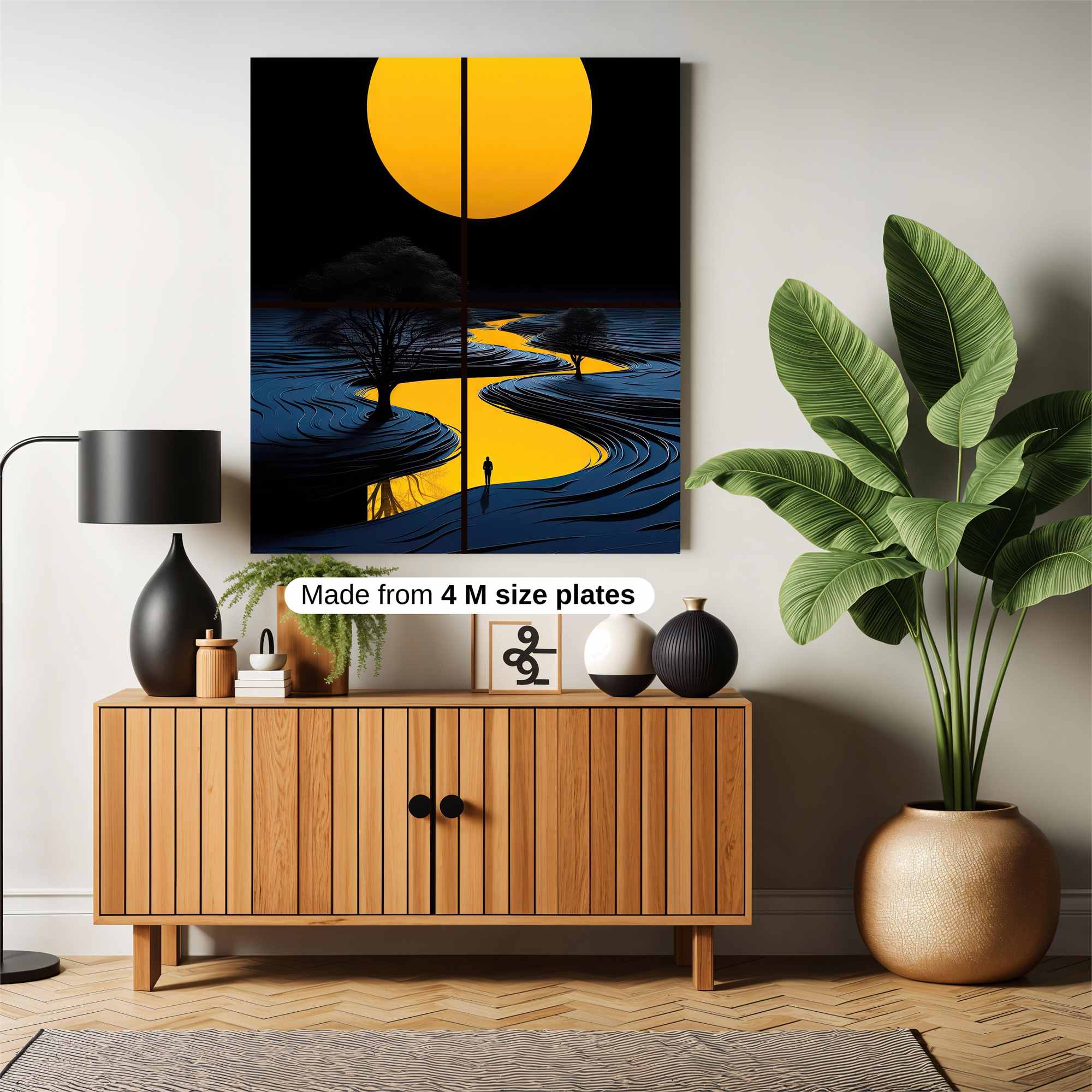 Sunlit Solitude Safe Wall Magnetic / M