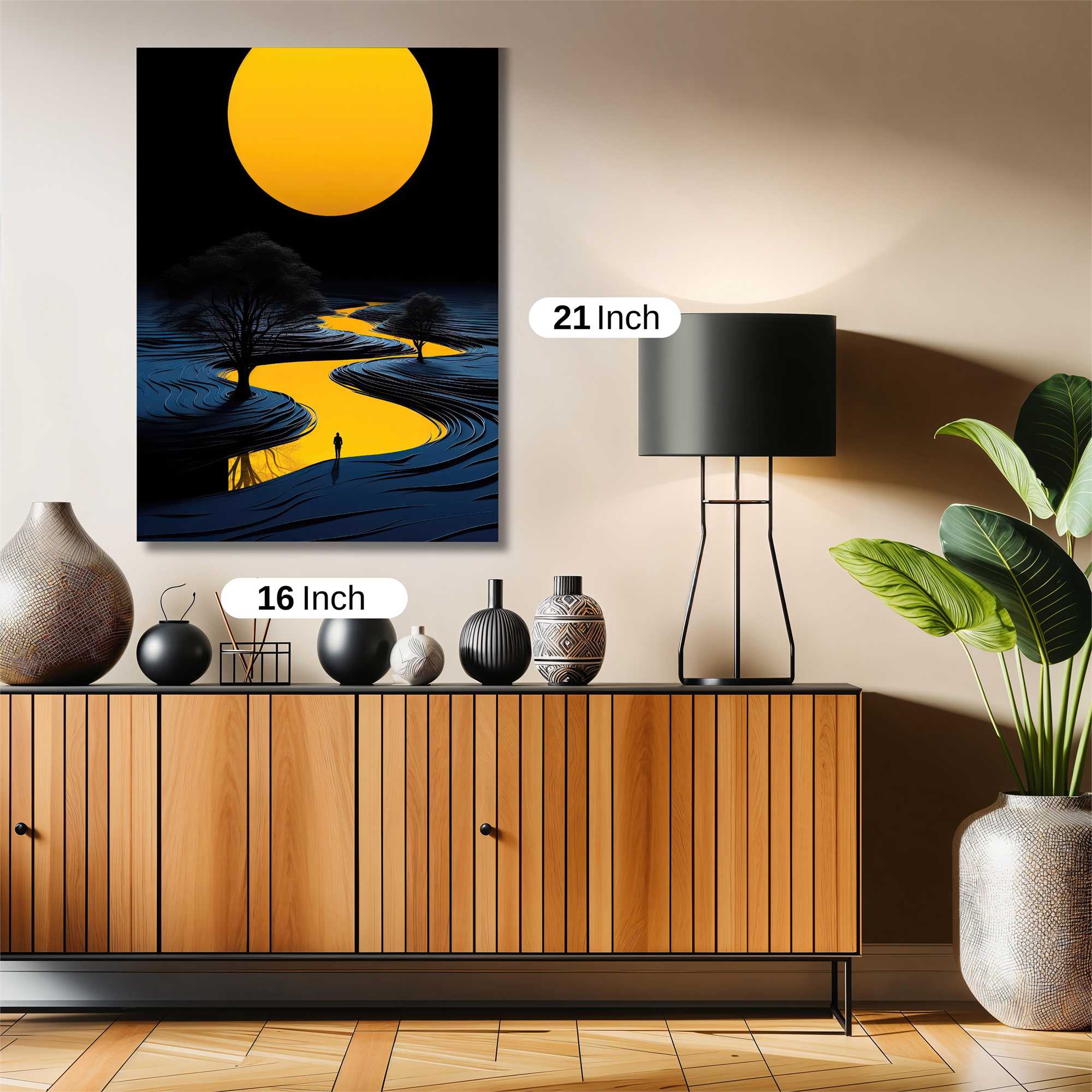 Sunlit Solitude Safe Wall Magnetic / M