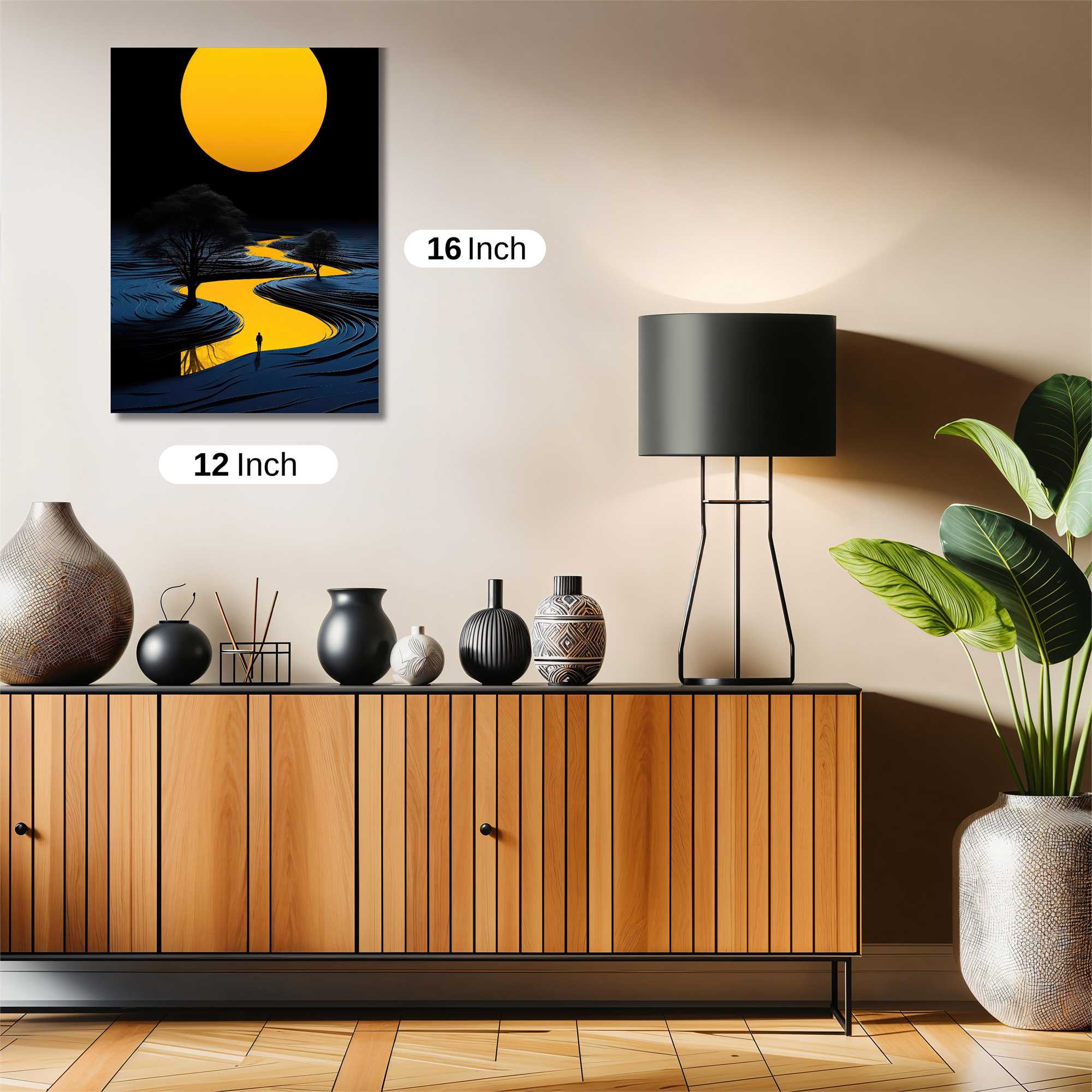 Sunlit Solitude Safe Wall Magnetic / M