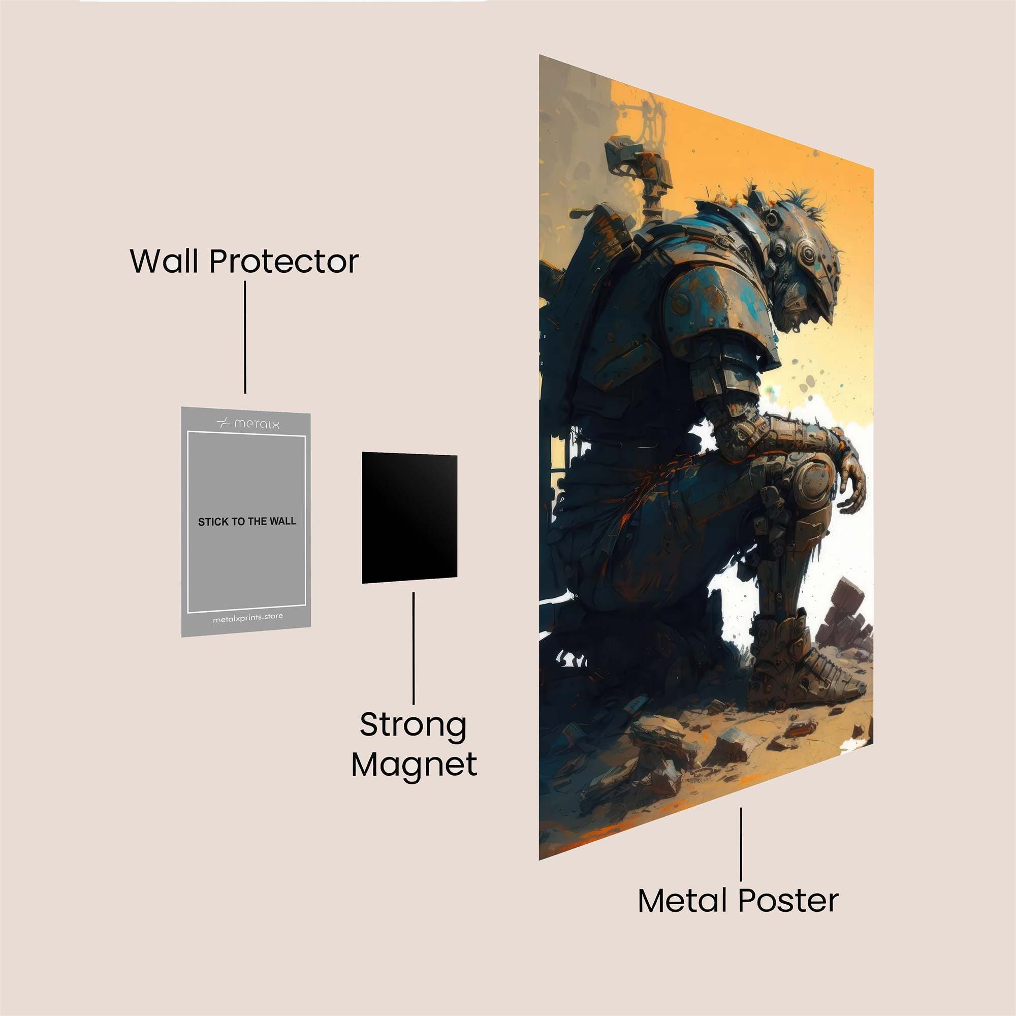Sentinel Sorrow Safe Wall Magnetic / M