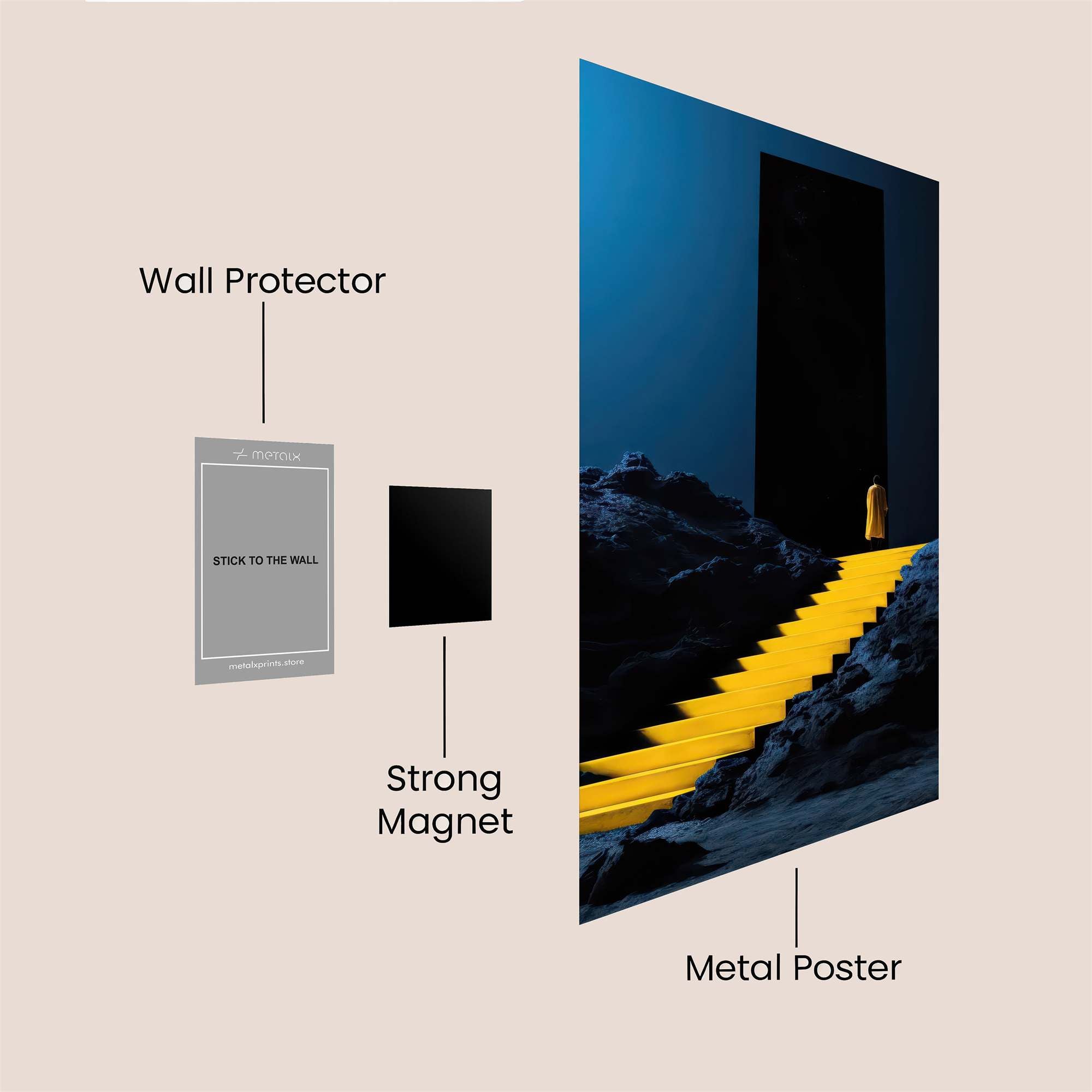 Portal Mystery Safe Wall Magnetic / M