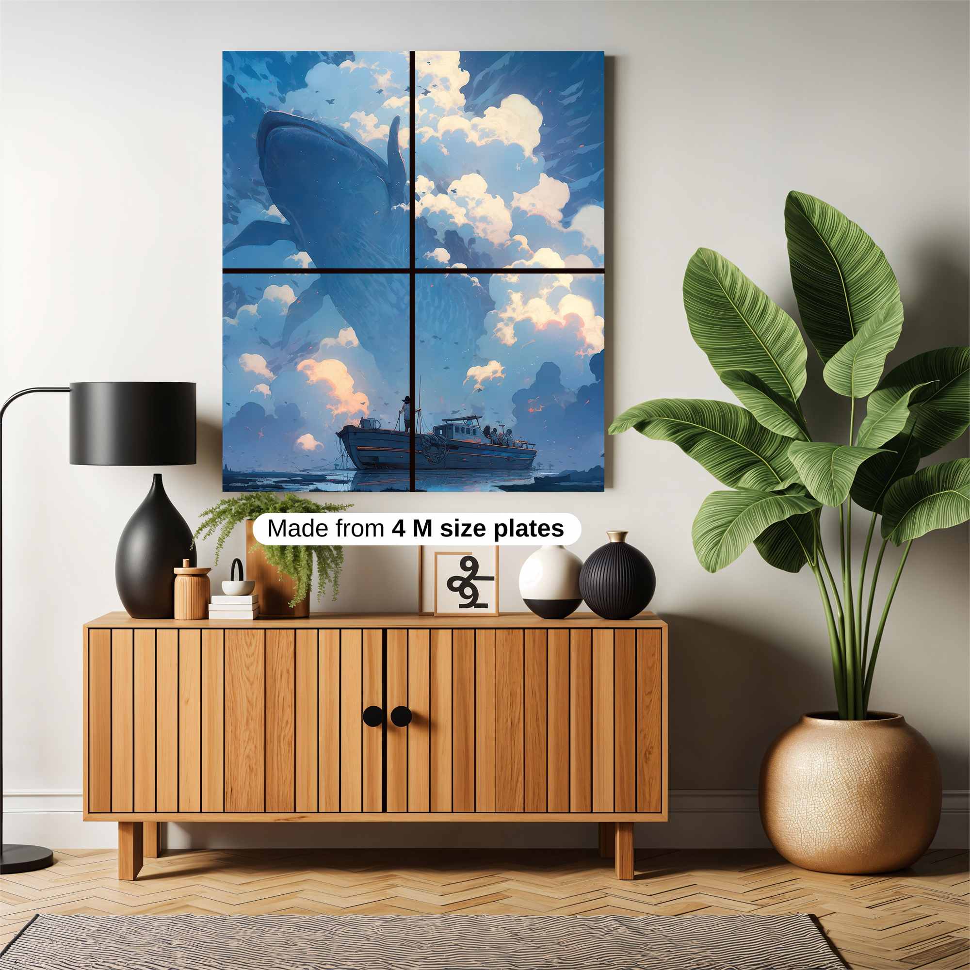 Whale Dreamscape Safe Wall Magnetic / M
