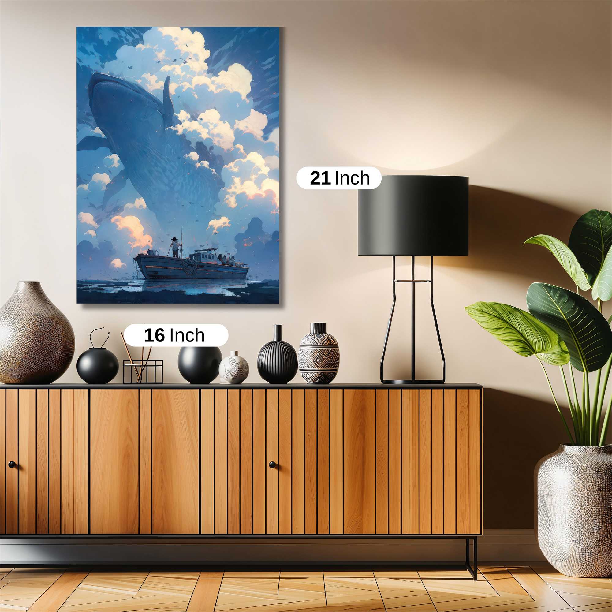 Whale Dreamscape Safe Wall Magnetic / M