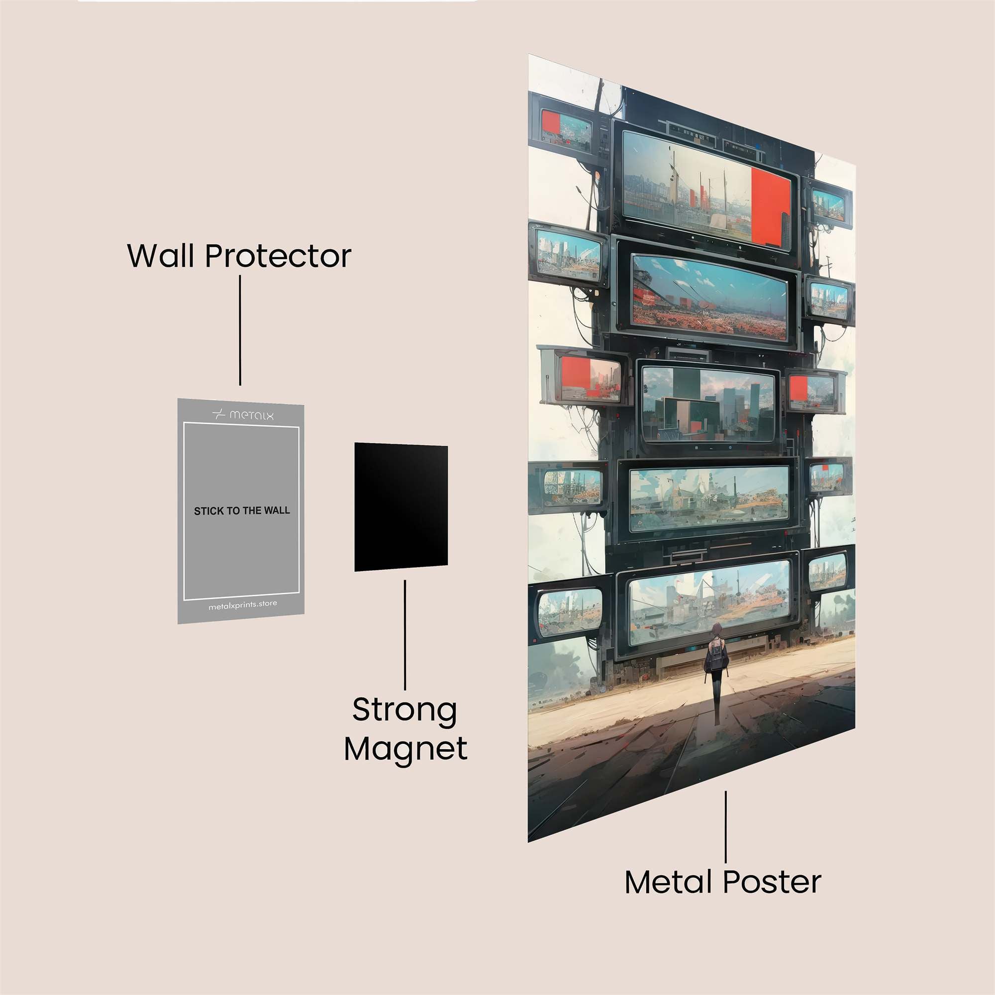 Screen Odyssey Safe Wall Magnetic / M