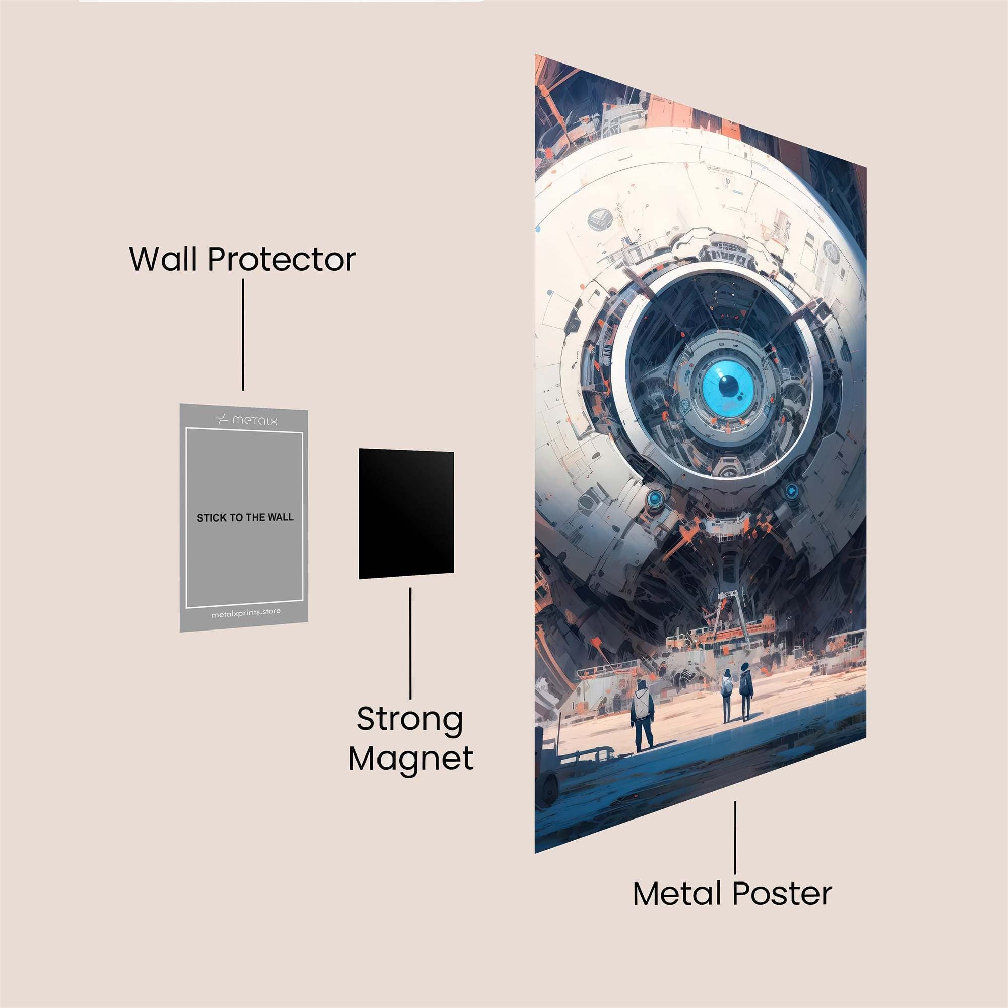 Hal Enigma Safe Wall Magnetic / M