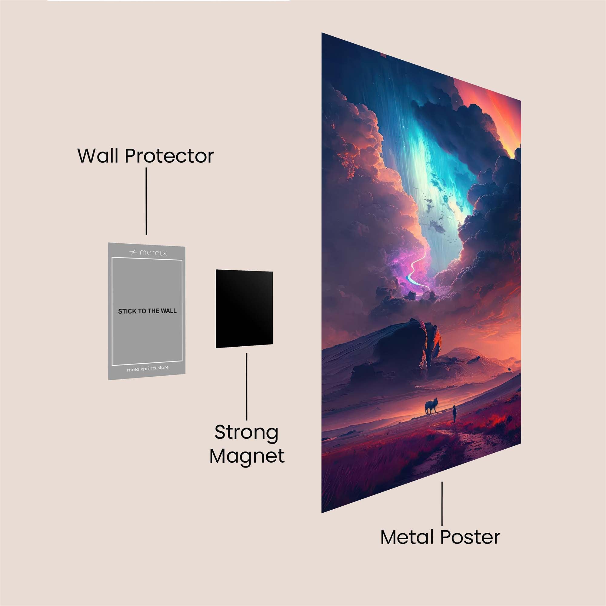 Aurora Whisper Safe Wall Magnetic / M