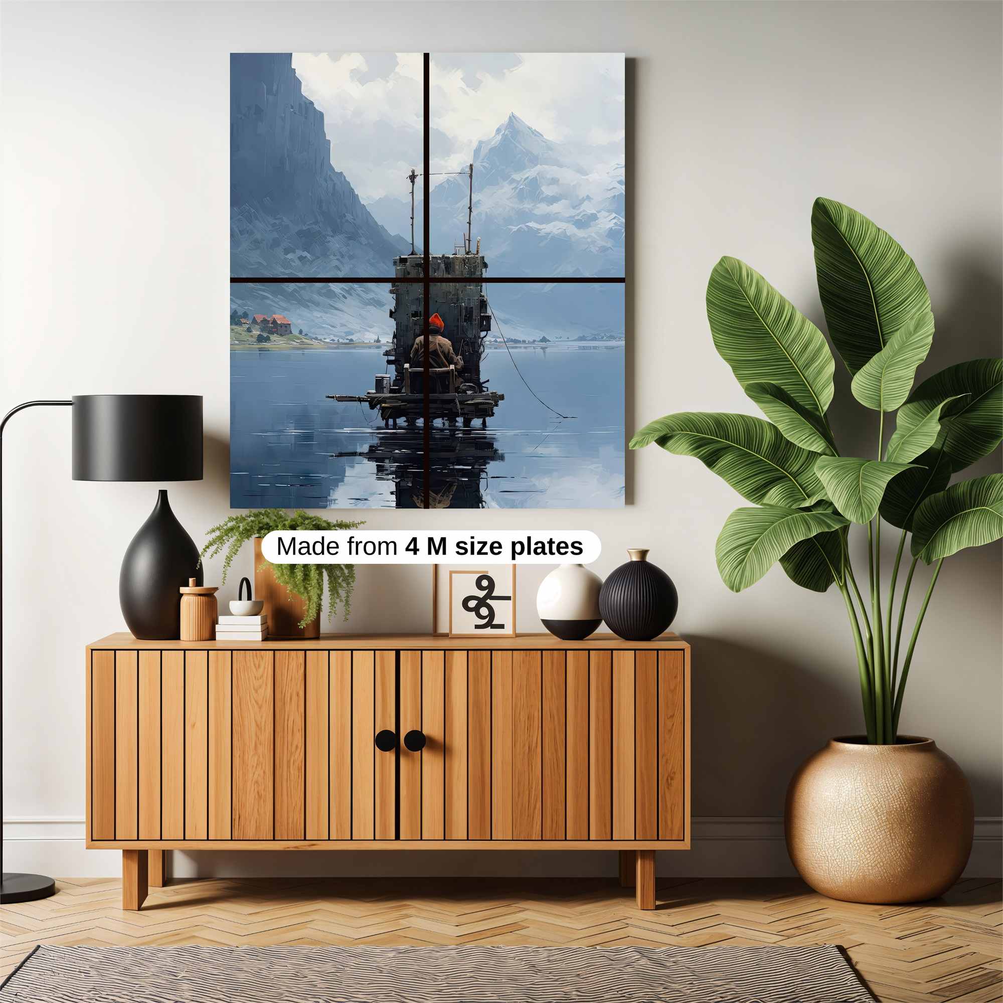 Fisherman's Solitude Safe Wall Magnetic / M