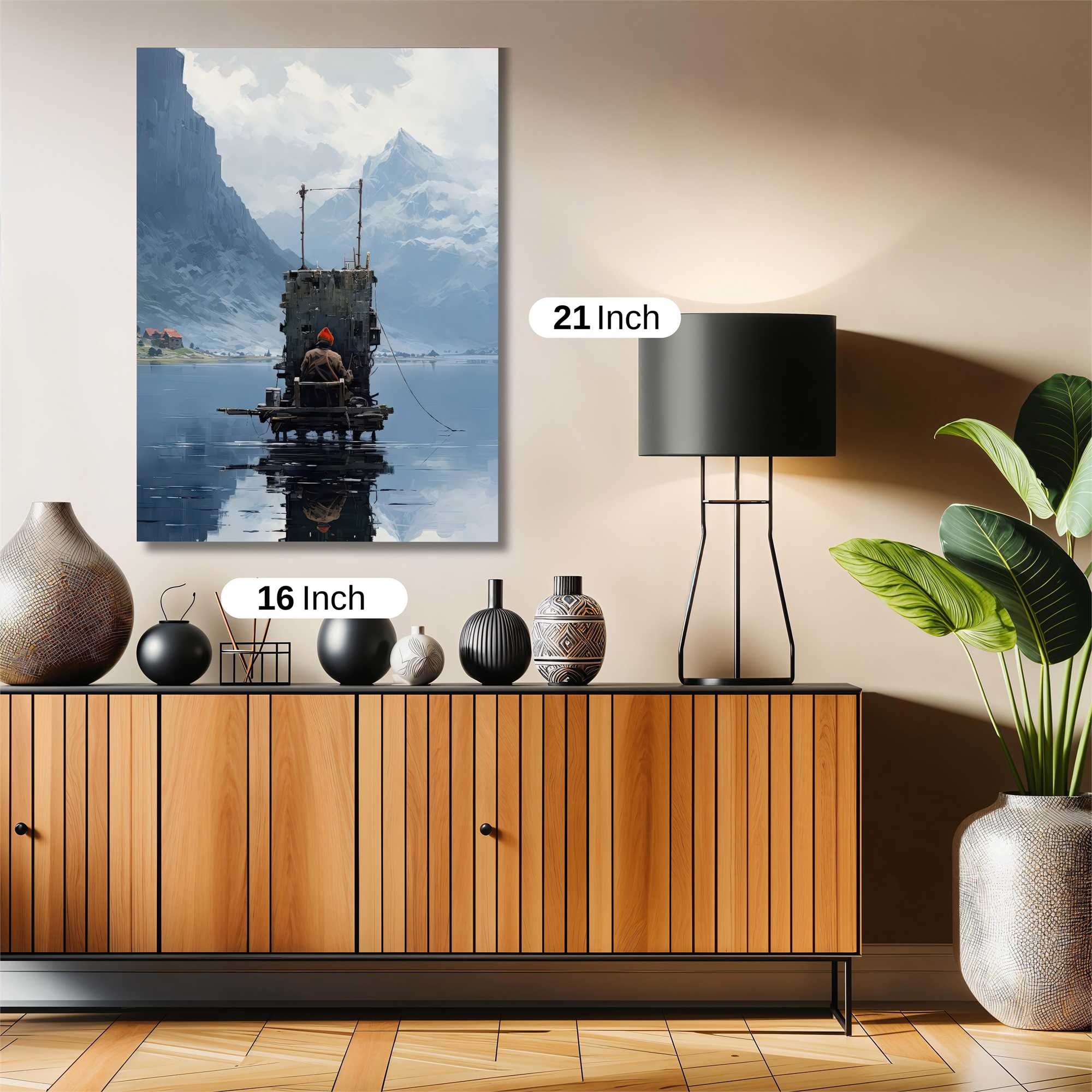 Fisherman's Solitude Safe Wall Magnetic / M