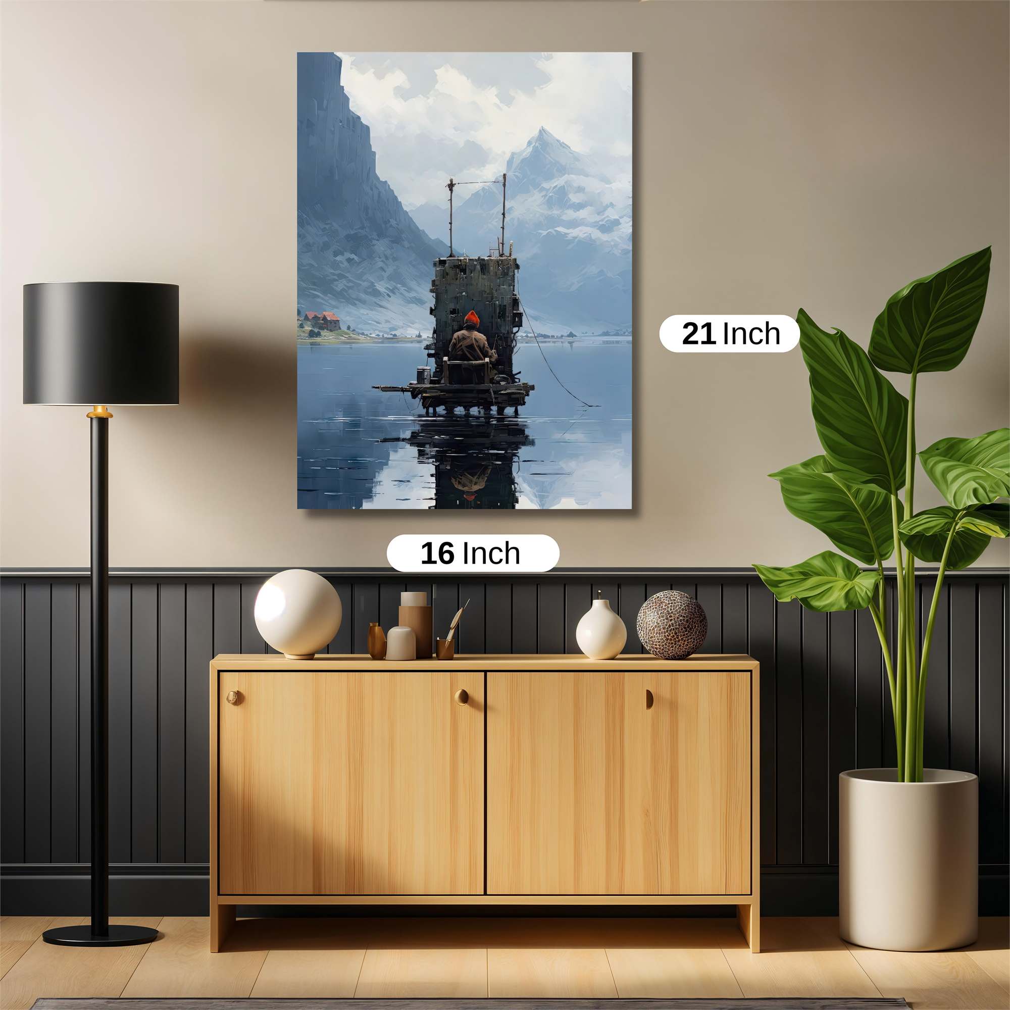 Fisherman's Solitude Safe Wall Magnetic / M