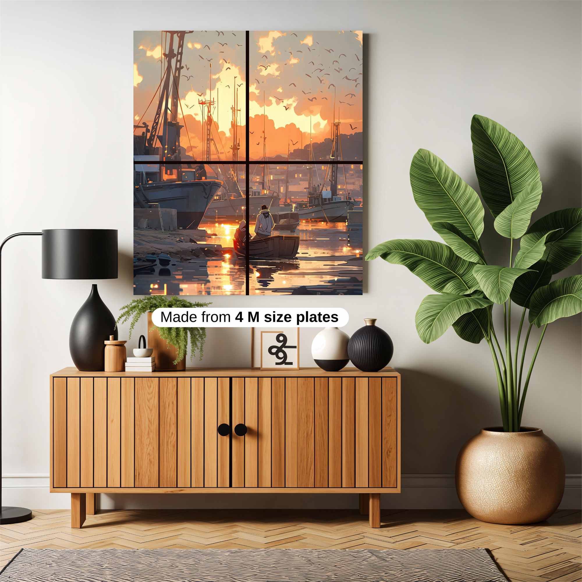 Sunset Serenity Safe Wall Magnetic / M