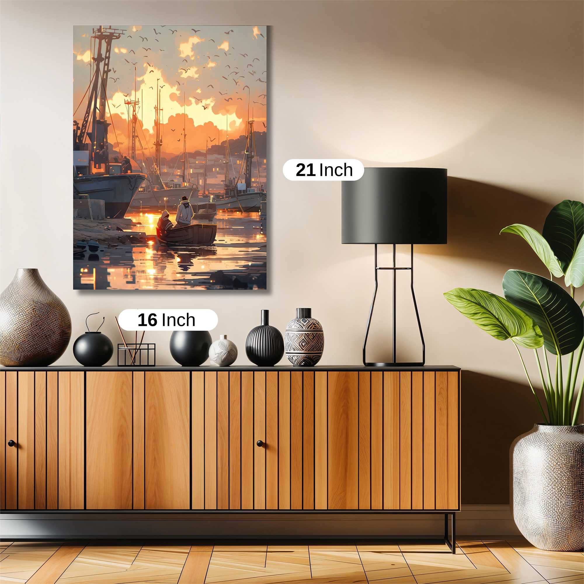 Sunset Serenity Safe Wall Magnetic / M