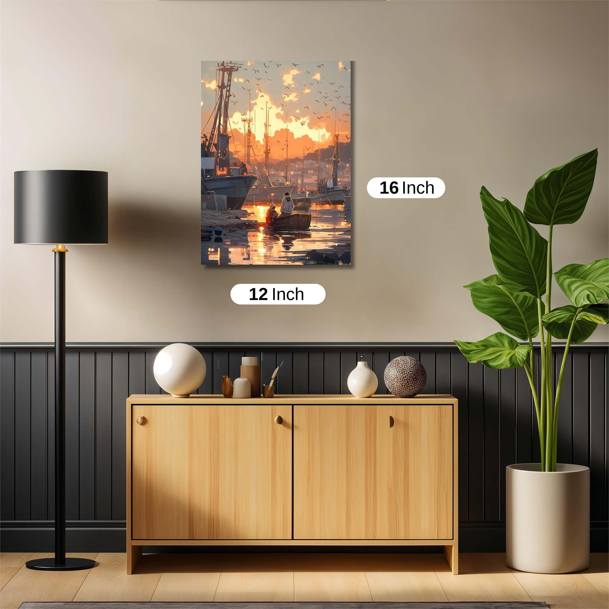 Sunset Serenity Safe Wall Magnetic / M