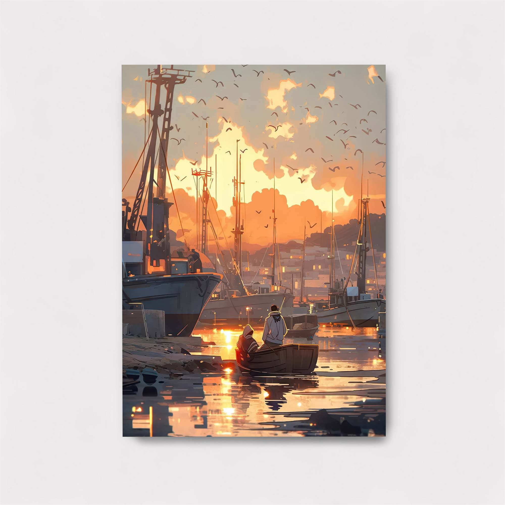 Sunset Serenity Safe Wall Magnetic / M