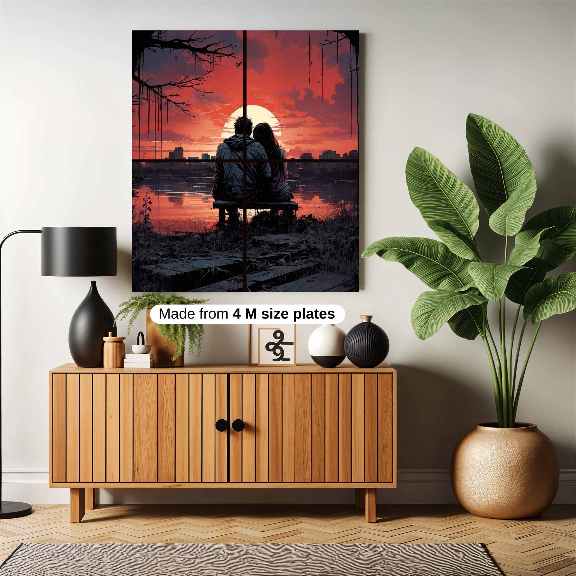 Sunset Serenity Safe Wall Magnetic / M