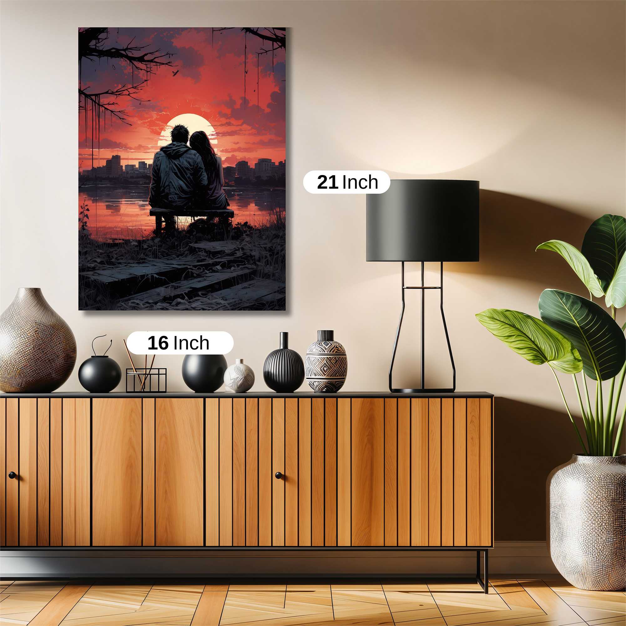 Sunset Serenity Safe Wall Magnetic / M