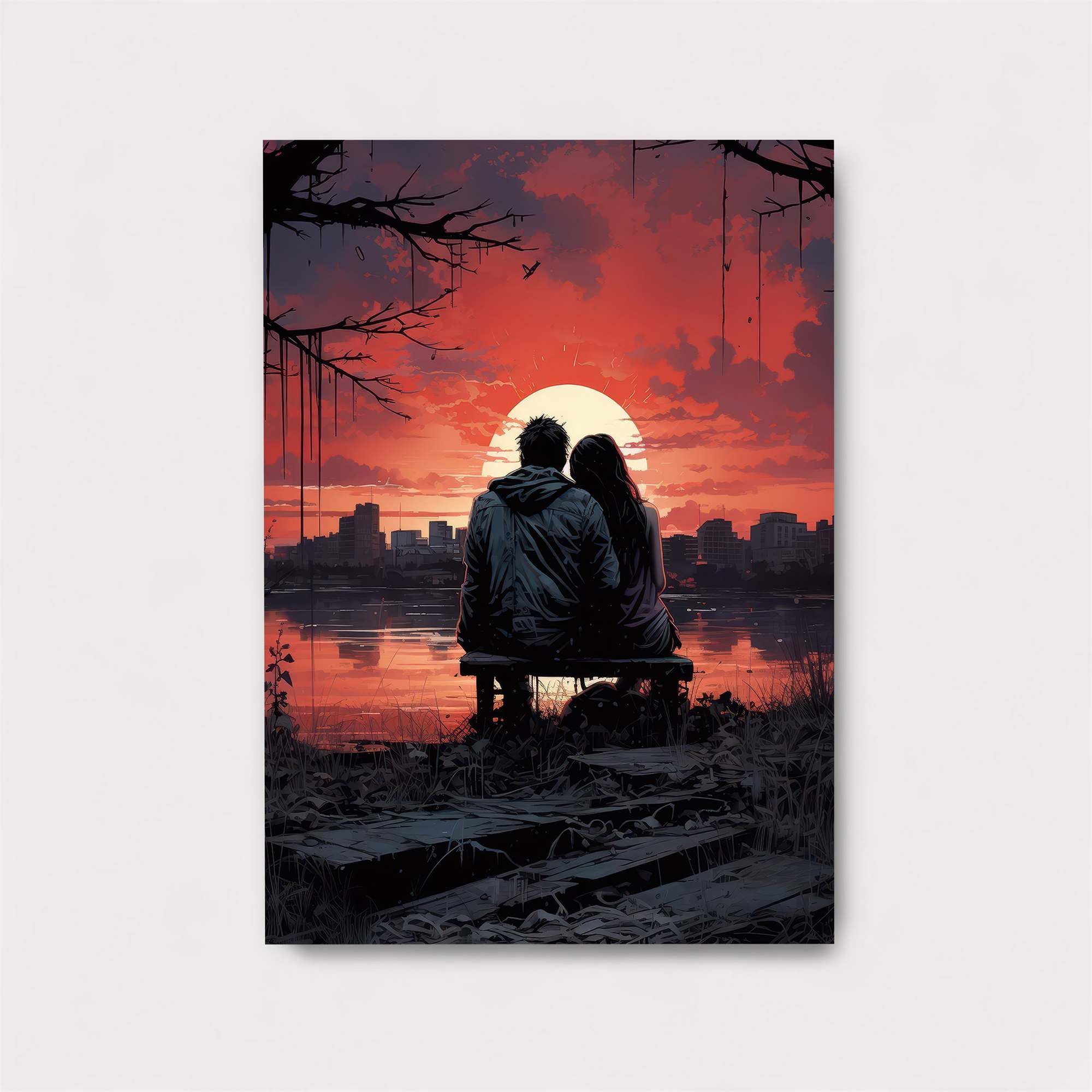 Sunset Serenity Safe Wall Magnetic / M