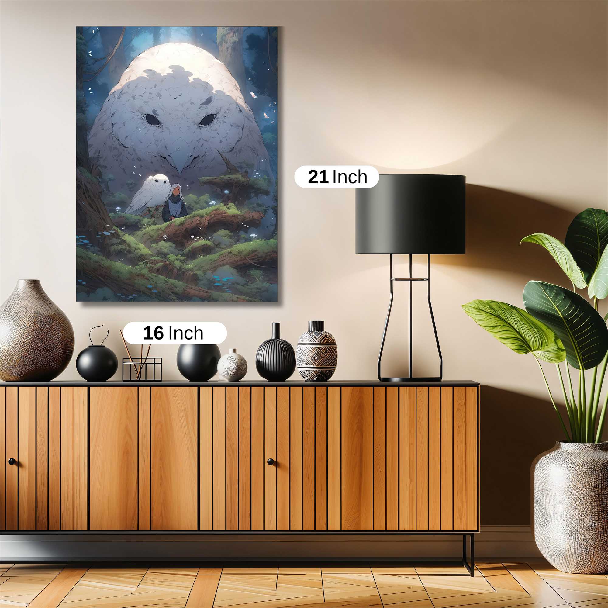 Owl Serenity Safe Wall Magnetic / M