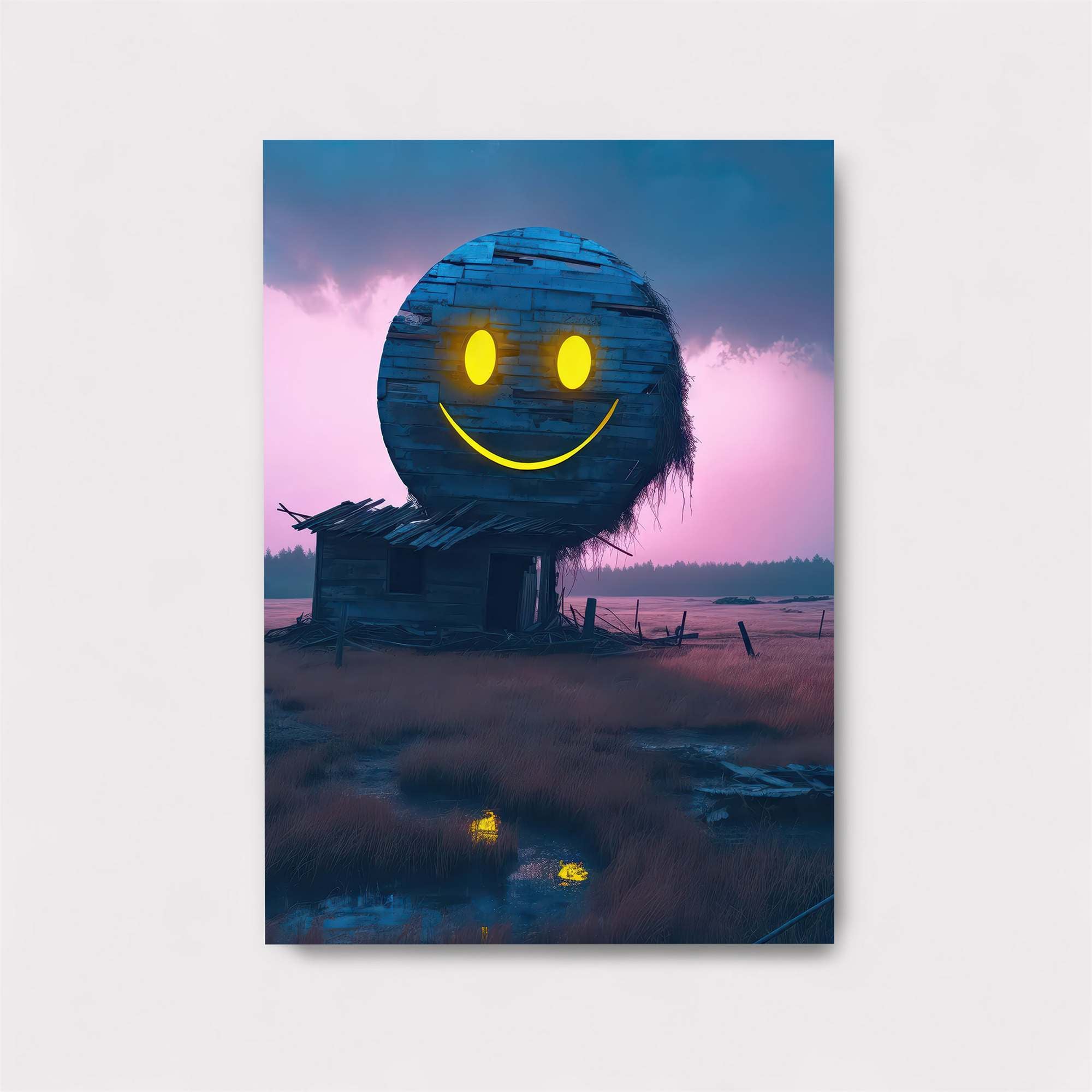 Smiley Desolate Safe Wall Magnetic / M