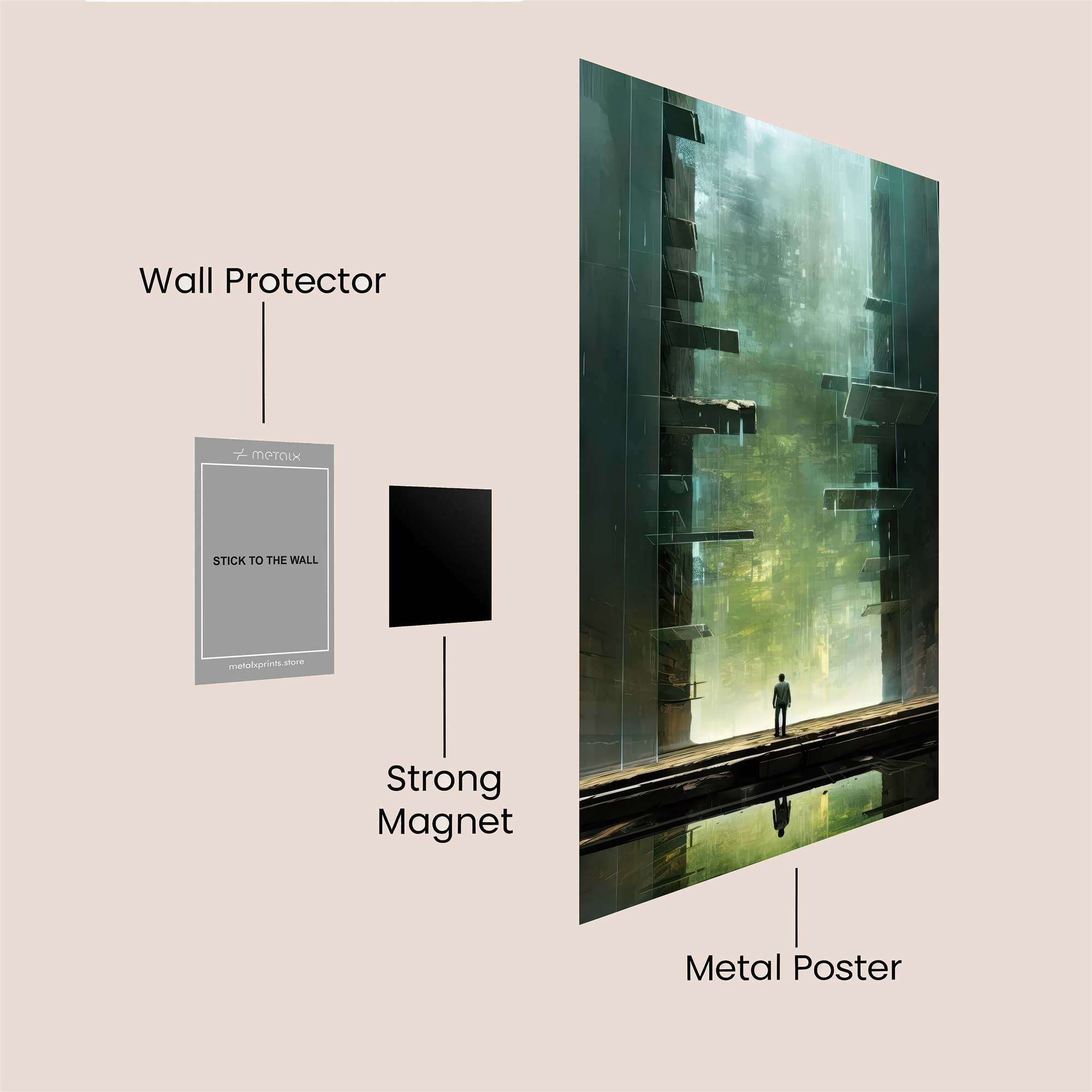 Portal Serenity Safe Wall Magnetic / M