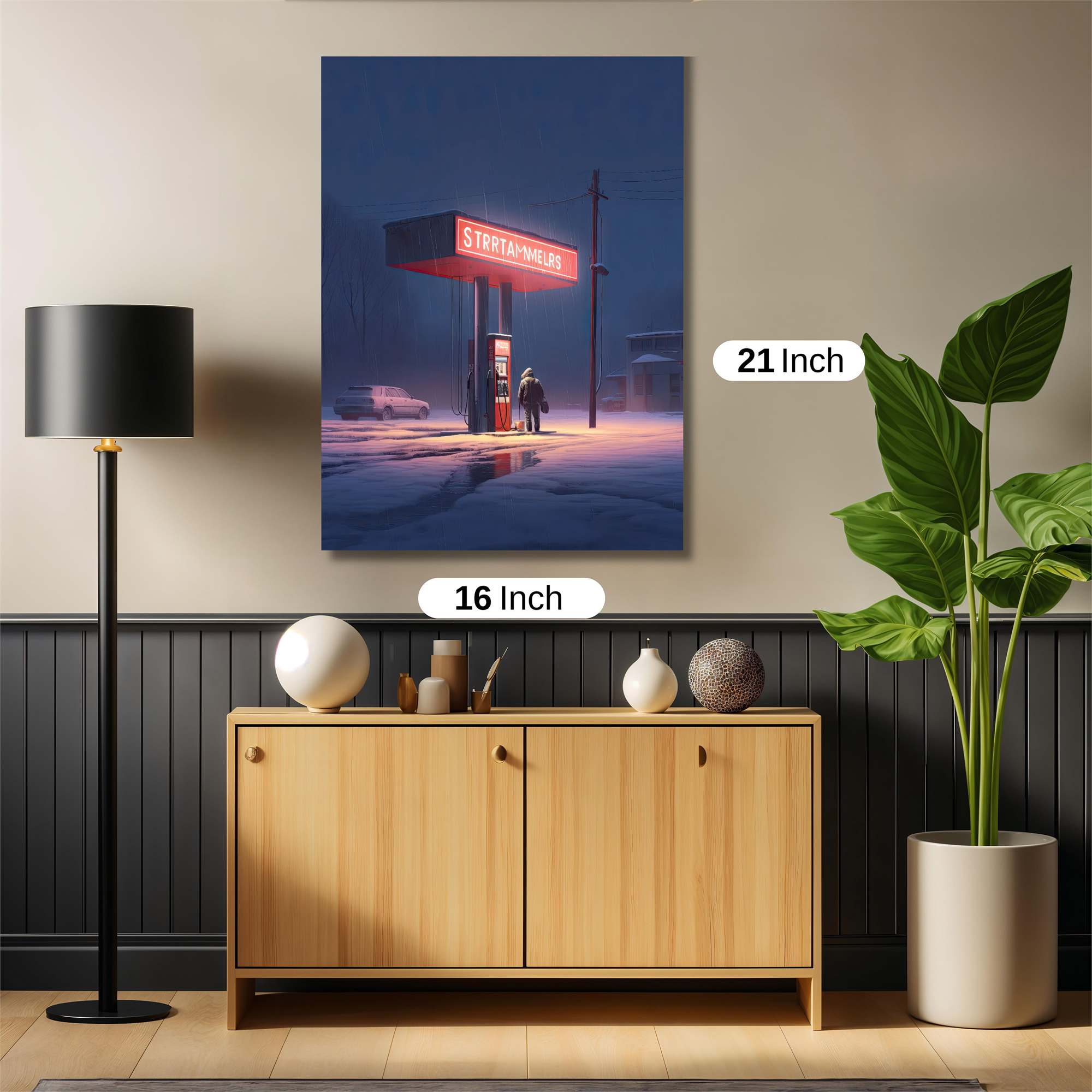 Night Solitude Safe Wall Magnetic / M