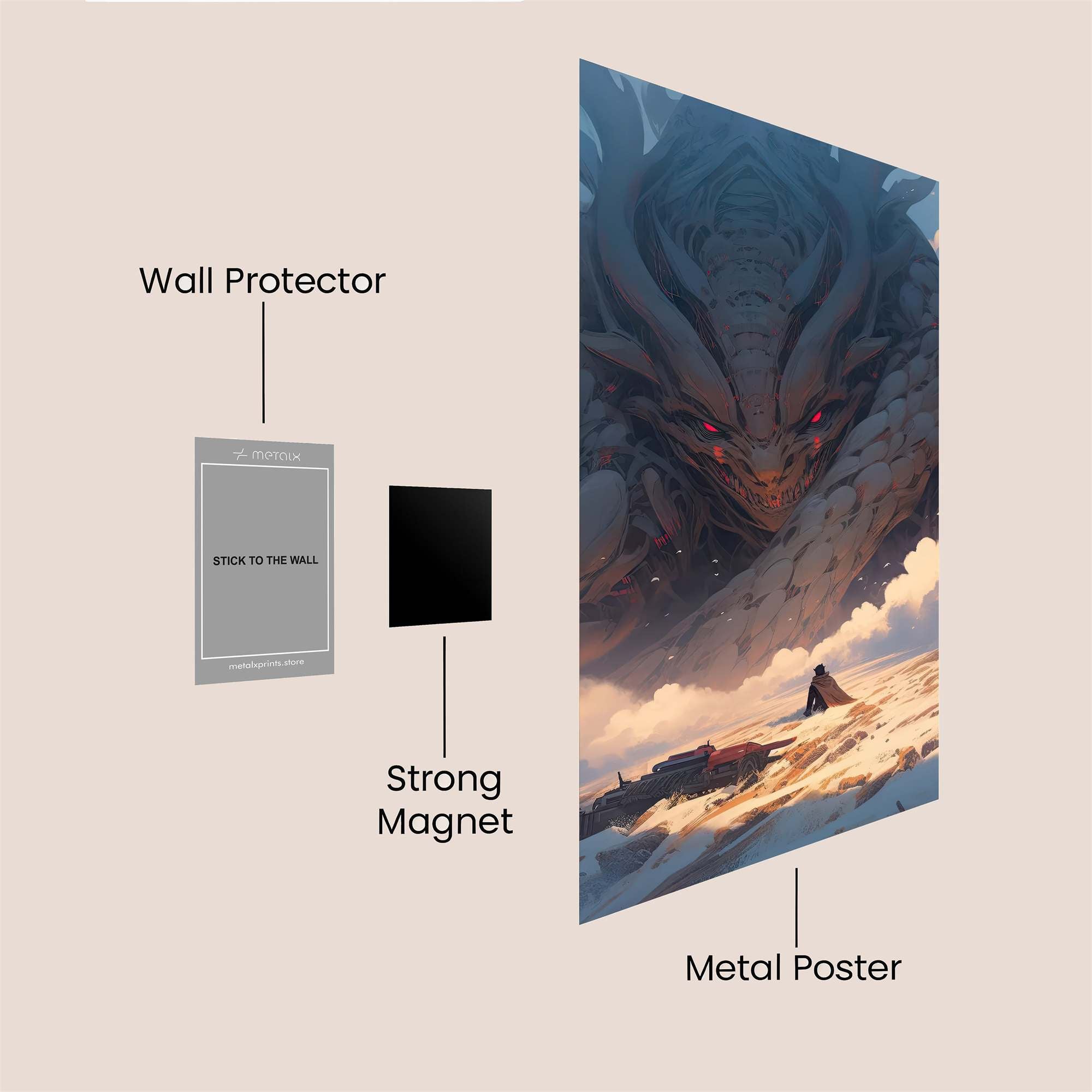 Mountain Menace Safe Wall Magnetic / M
