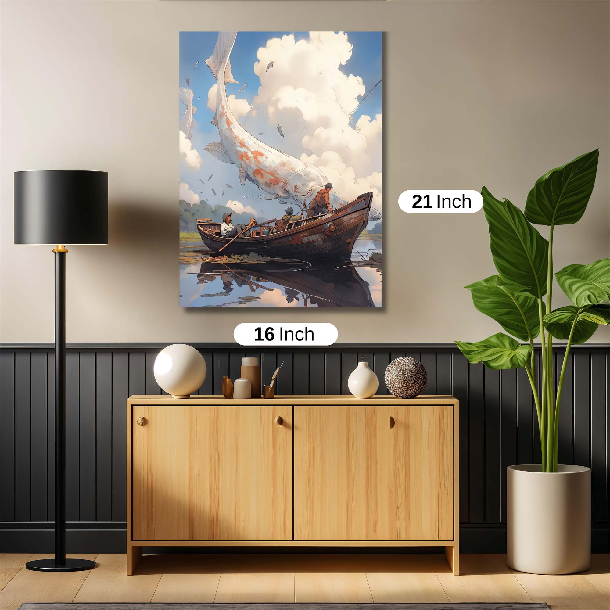 Koi Serenity Safe Wall Magnetic / M
