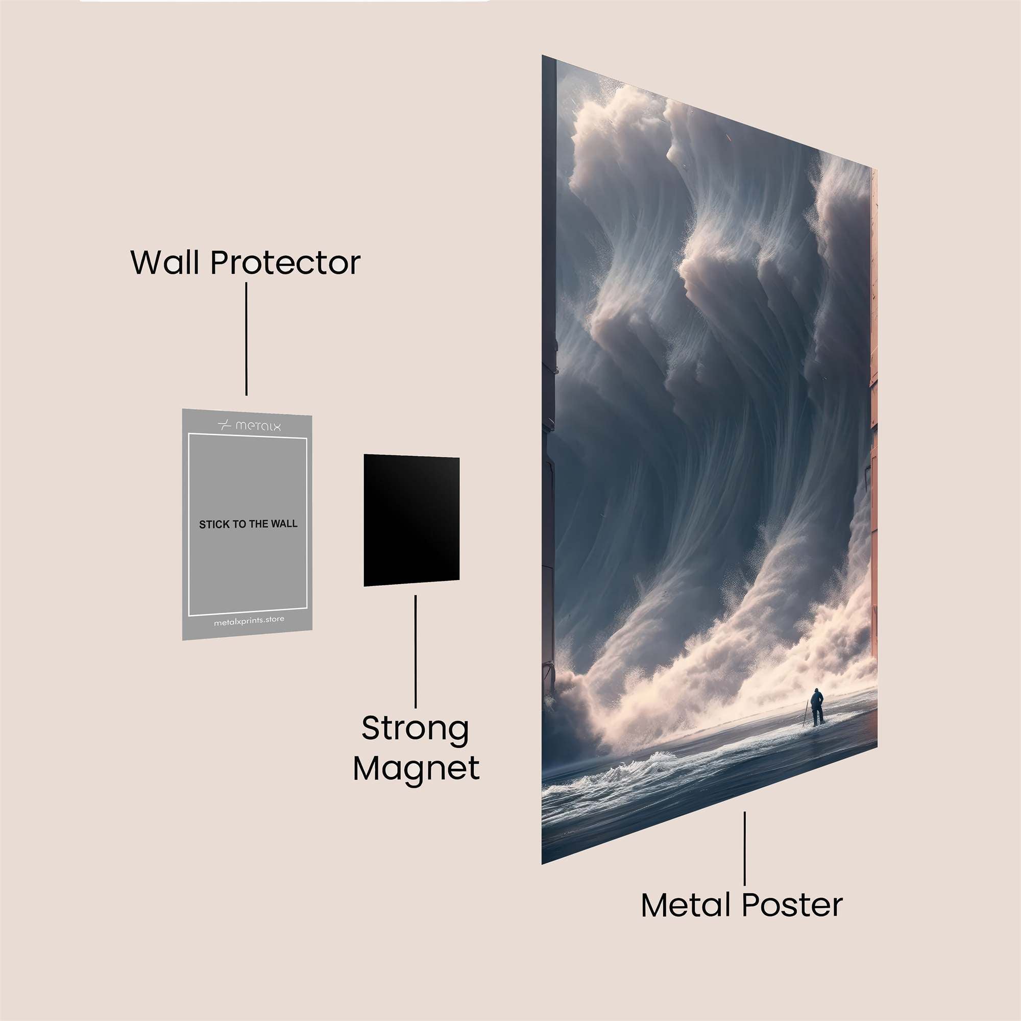 Wave Onslaught Safe Wall Magnetic / M