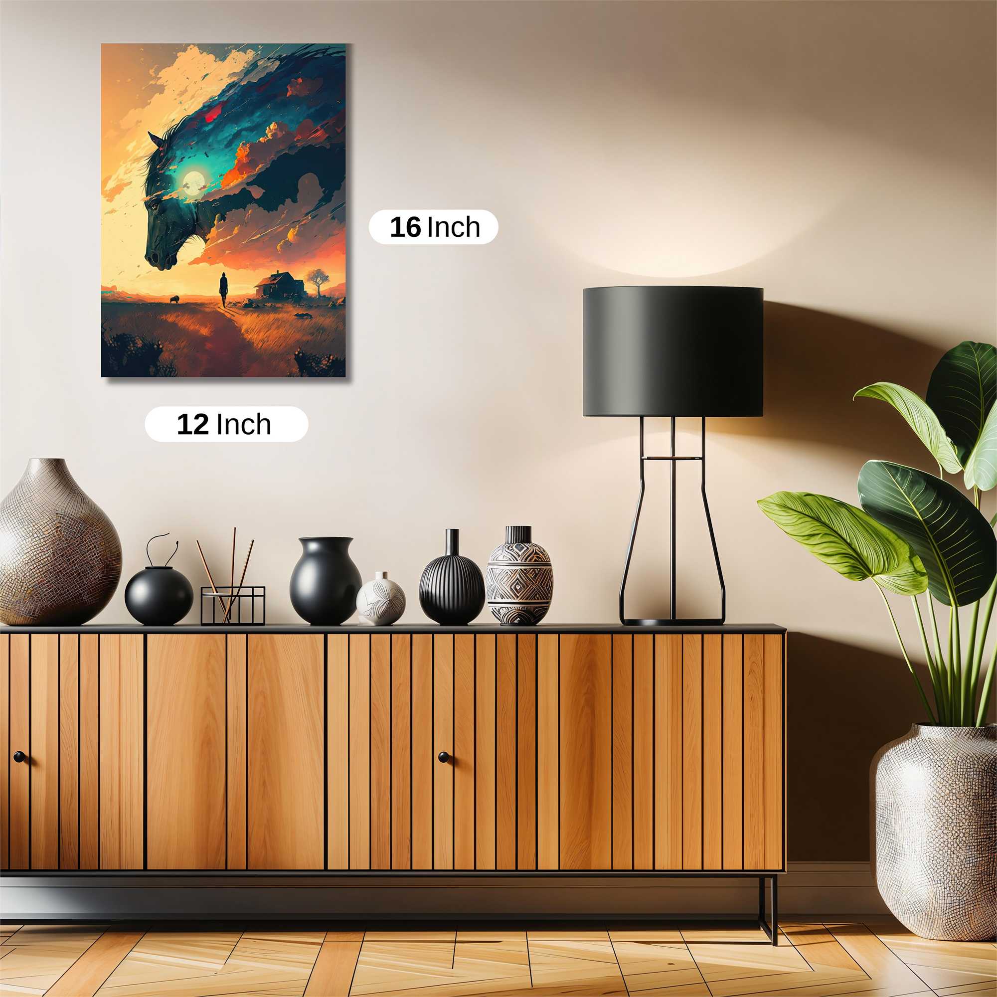 Horse Dreamscape Safe Wall Magnetic / M