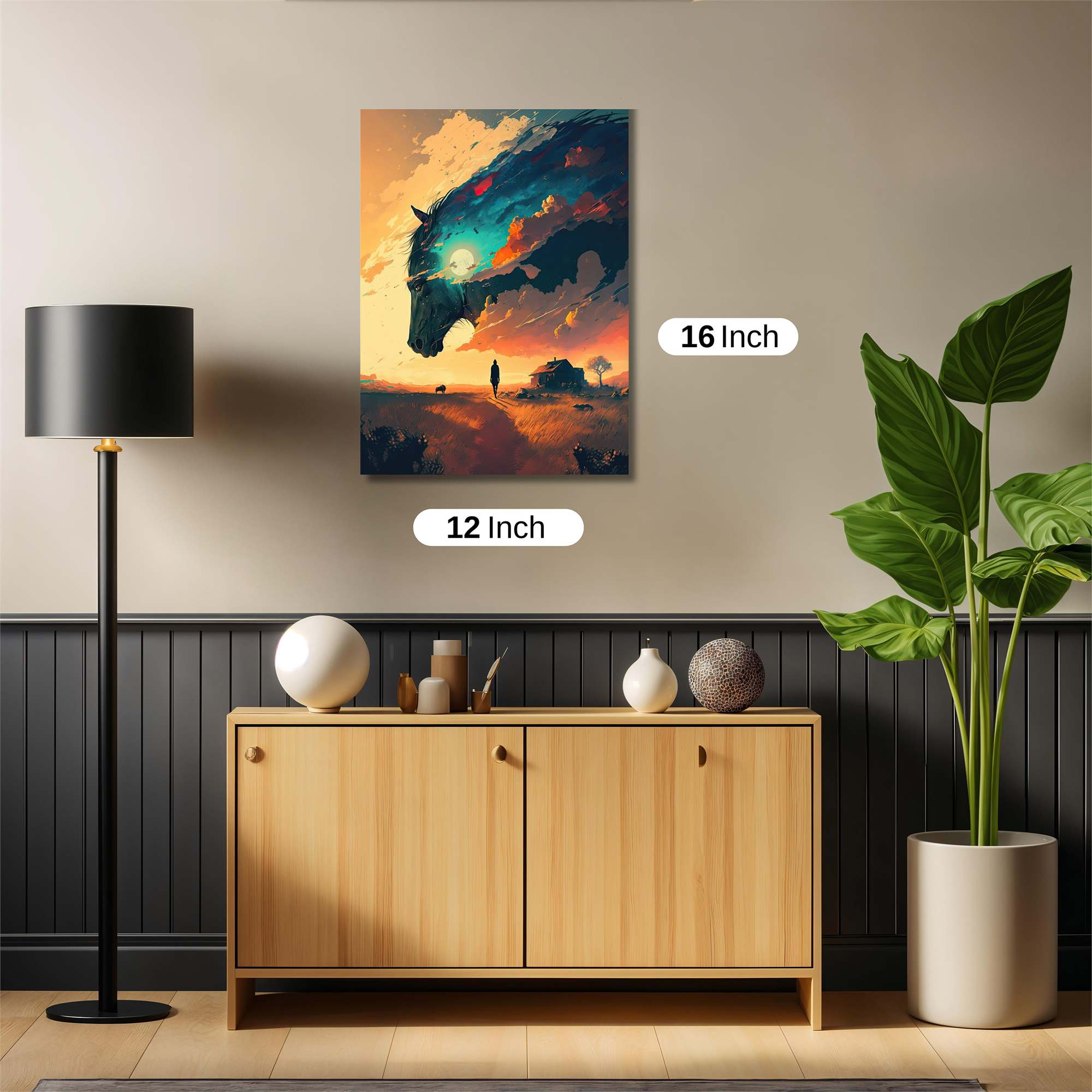 Horse Dreamscape Safe Wall Magnetic / M