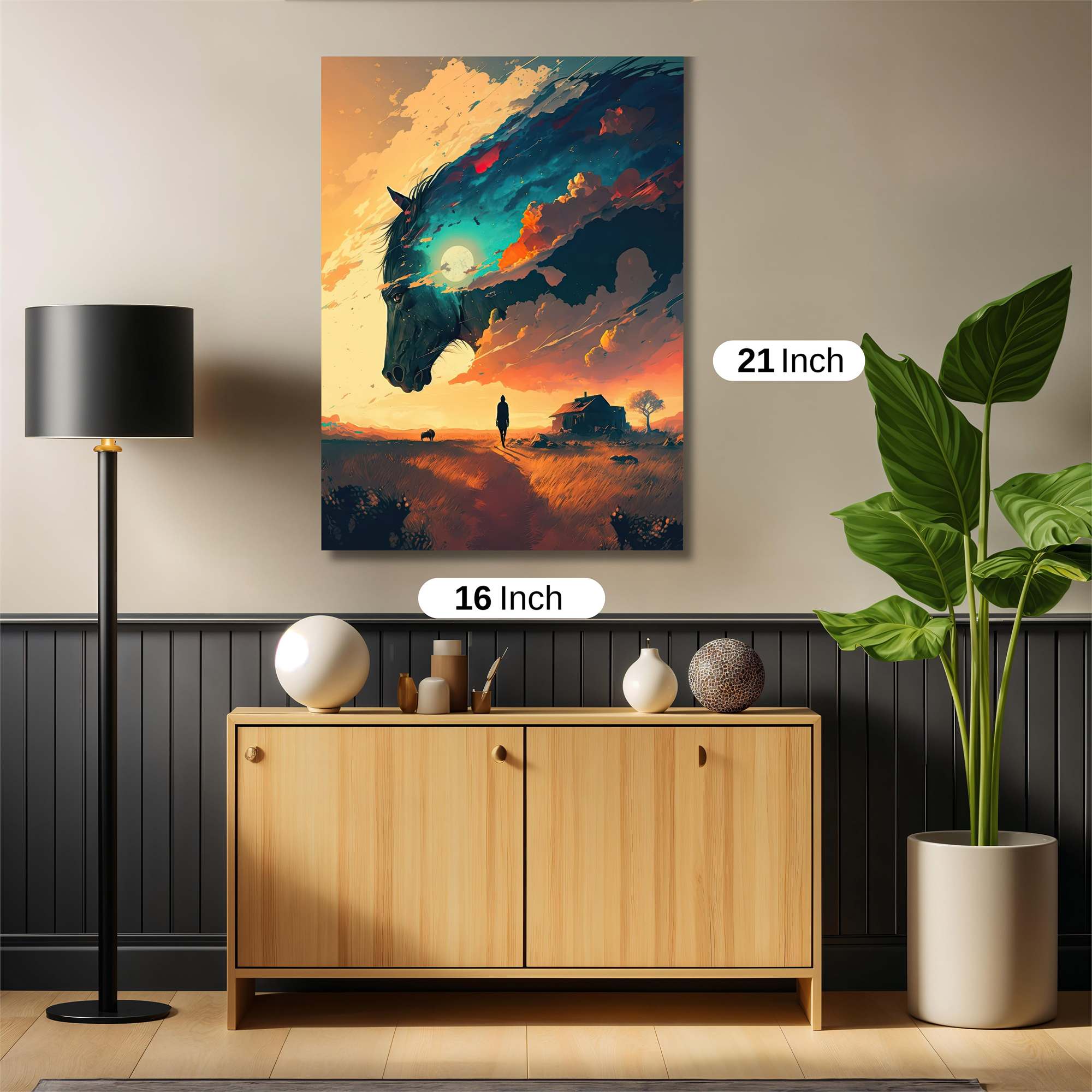 Horse Dreamscape Safe Wall Magnetic / M