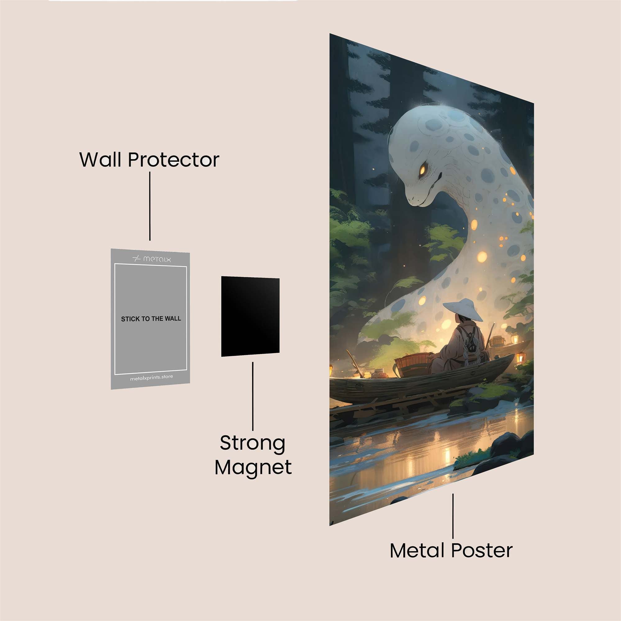 Luminous Serpent Safe Wall Magnetic / M