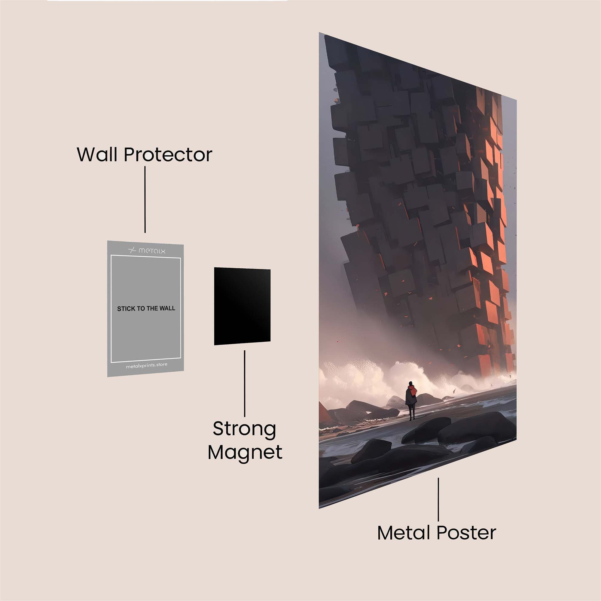 Monolith Melancholy Safe Wall Magnetic / M