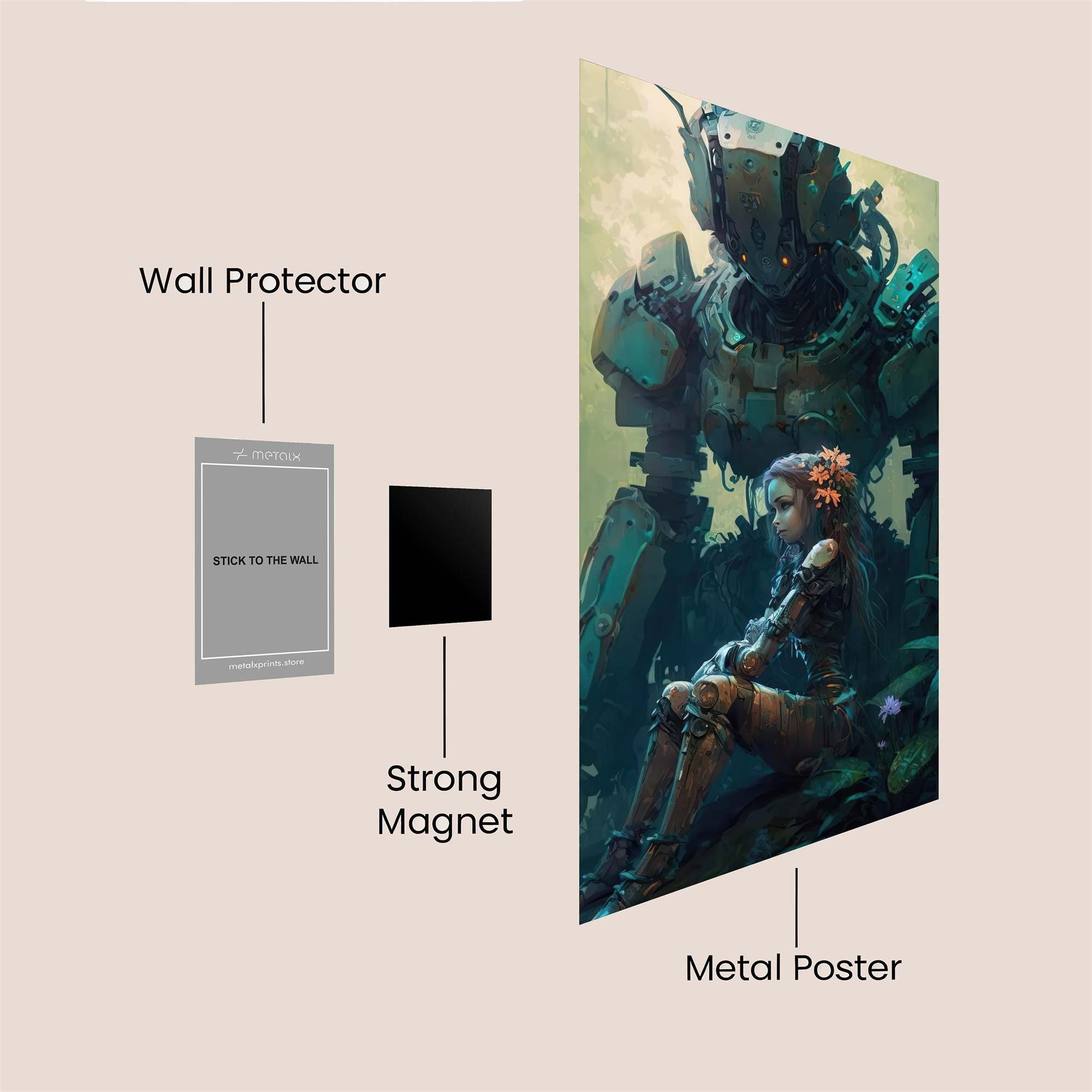 Robot Serenity Safe Wall Magnetic / M