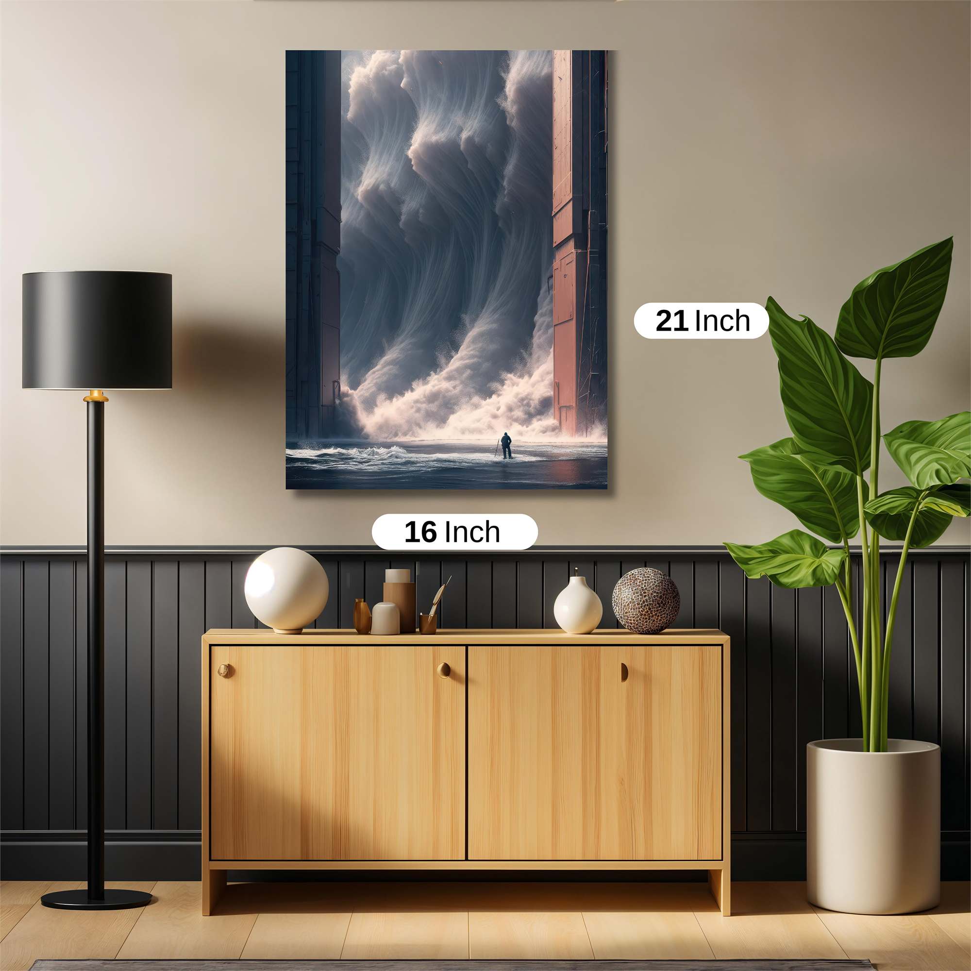 Tsunami Tranquil Safe Wall Magnetic / M