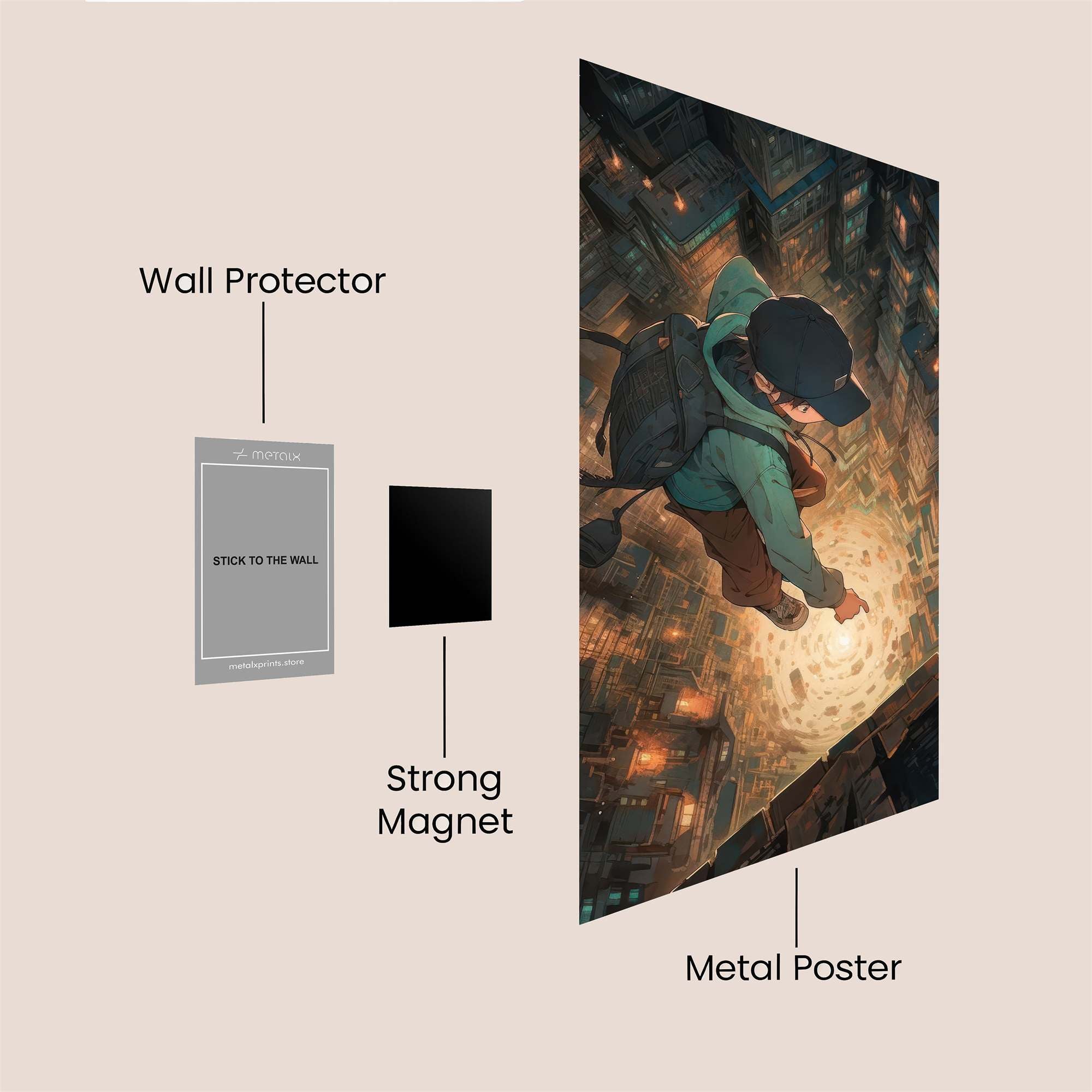 Diver Intrepid Safe Wall Magnetic / M