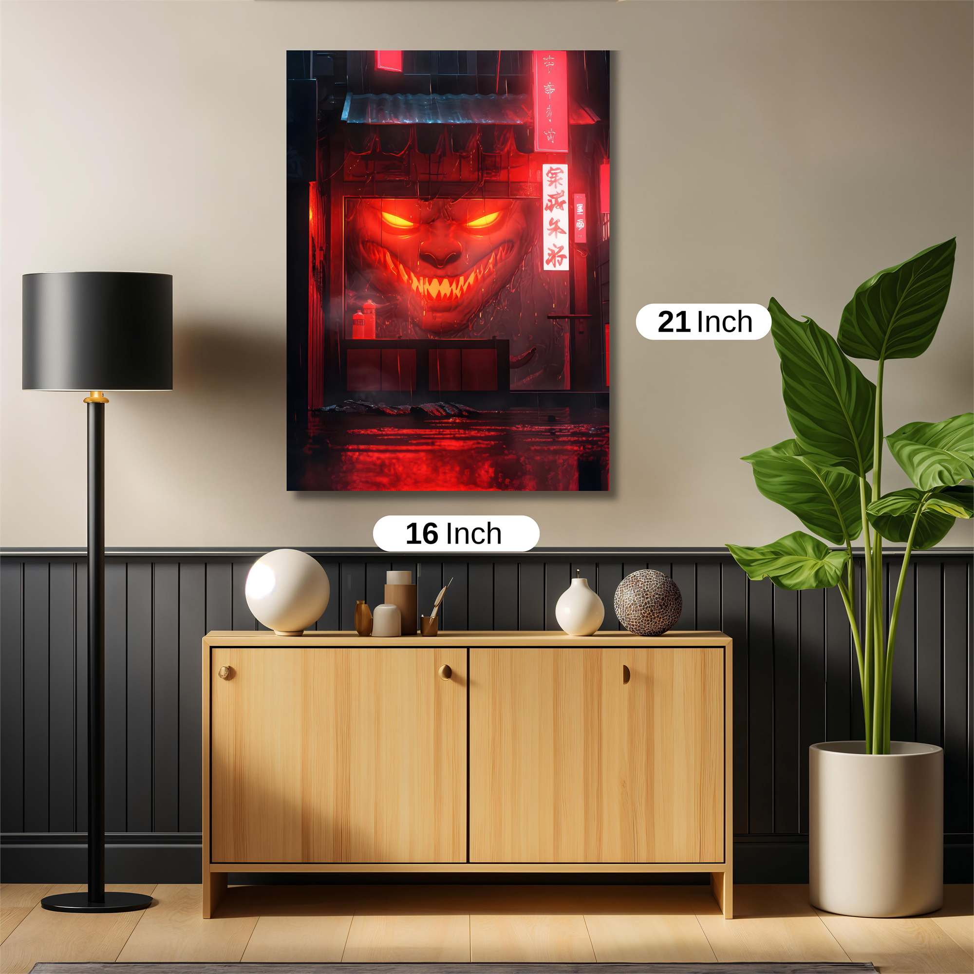 Demon Glow Safe Wall Magnetic / M