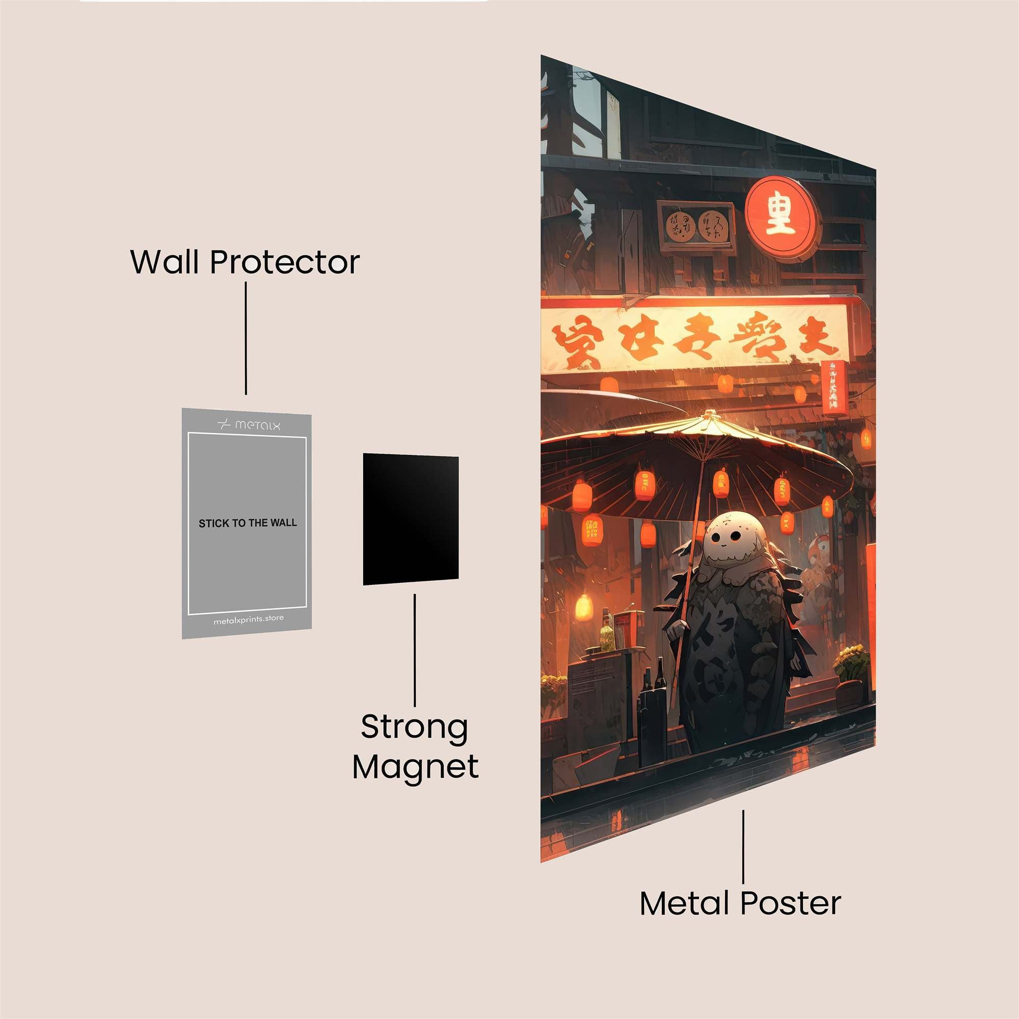 Kodama Whimsy Safe Wall Magnetic / M