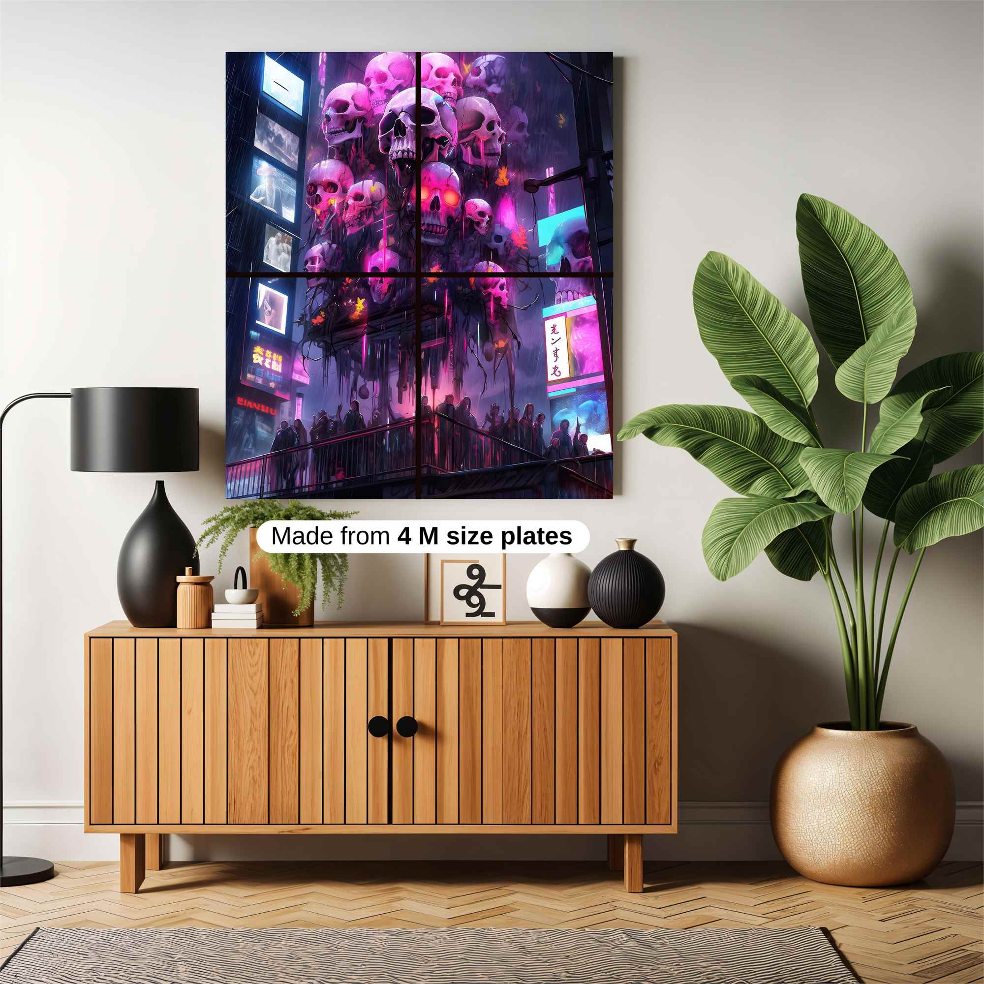 Skull Spectacle Safe Wall Magnetic / M