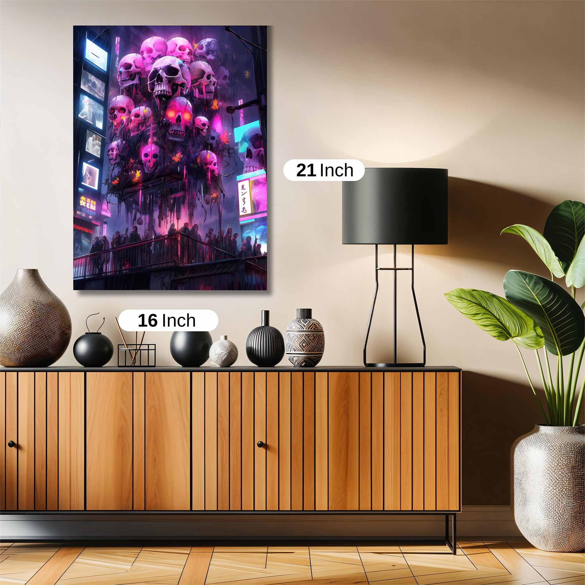 Skull Spectacle Safe Wall Magnetic / M