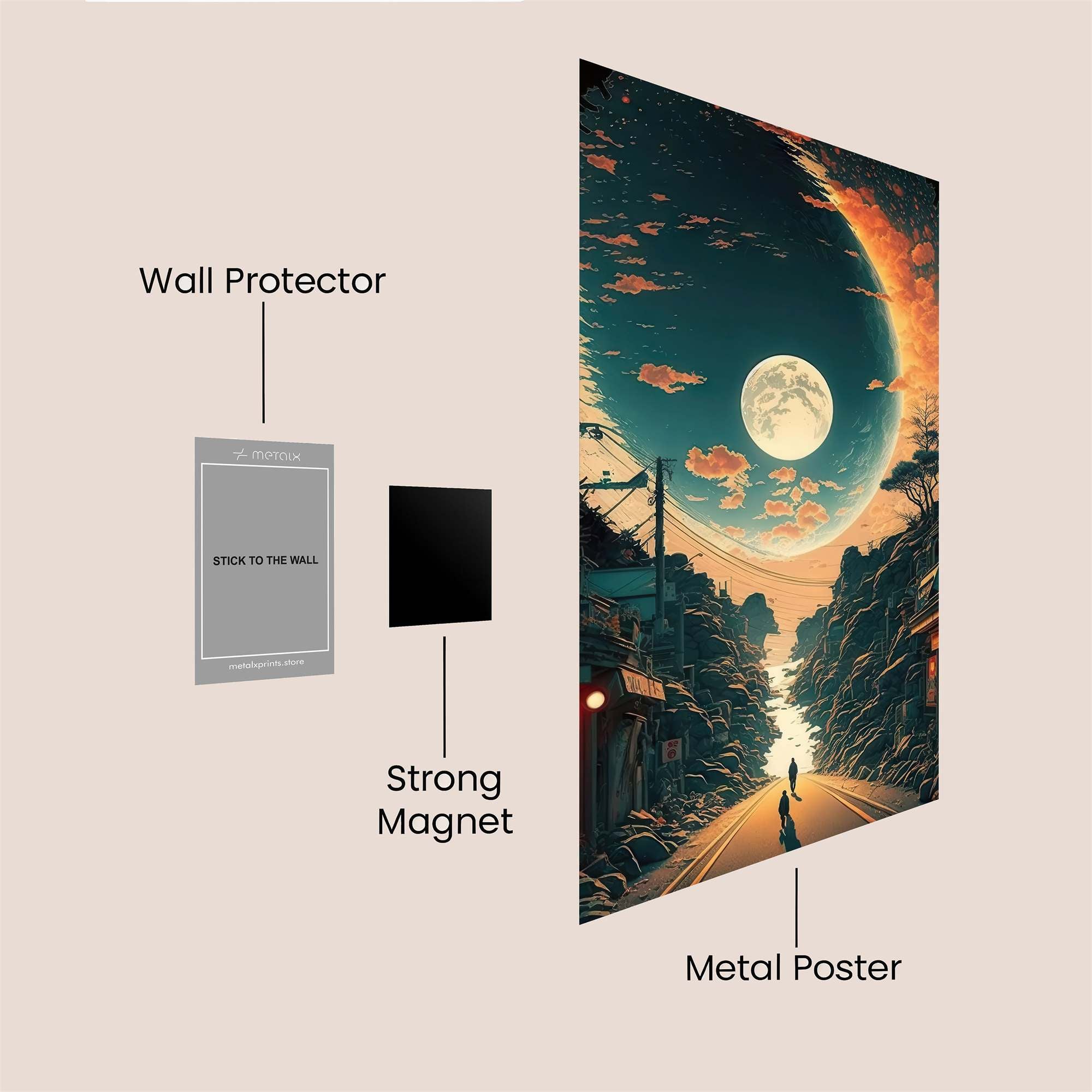 Moonlit Odyssey Safe Wall Magnetic / M