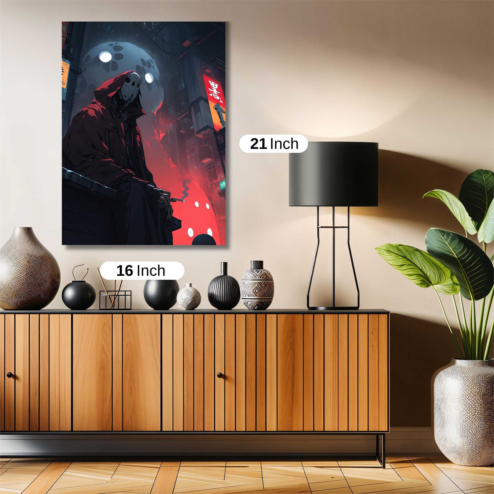 Masked Melancholy Safe Wall Magnetic / M