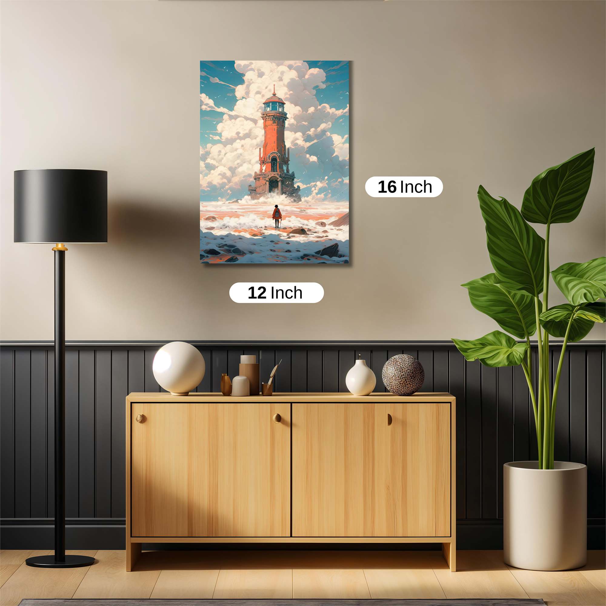 Lighthouse Dreamscape Safe Wall Magnetic / M