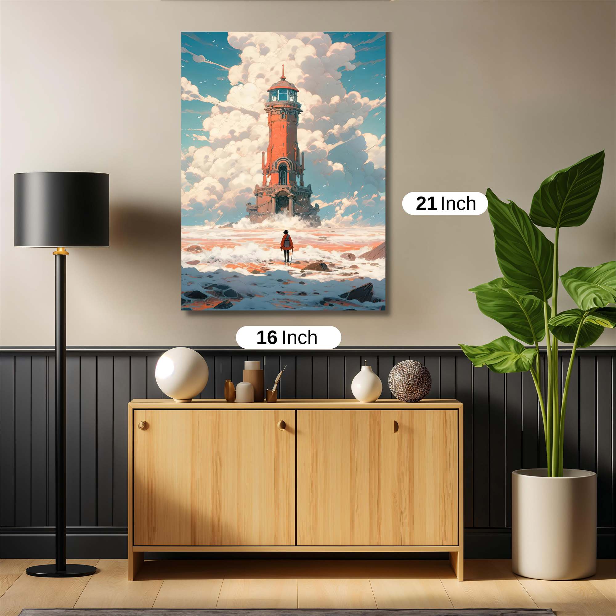 Lighthouse Dreamscape Safe Wall Magnetic / M