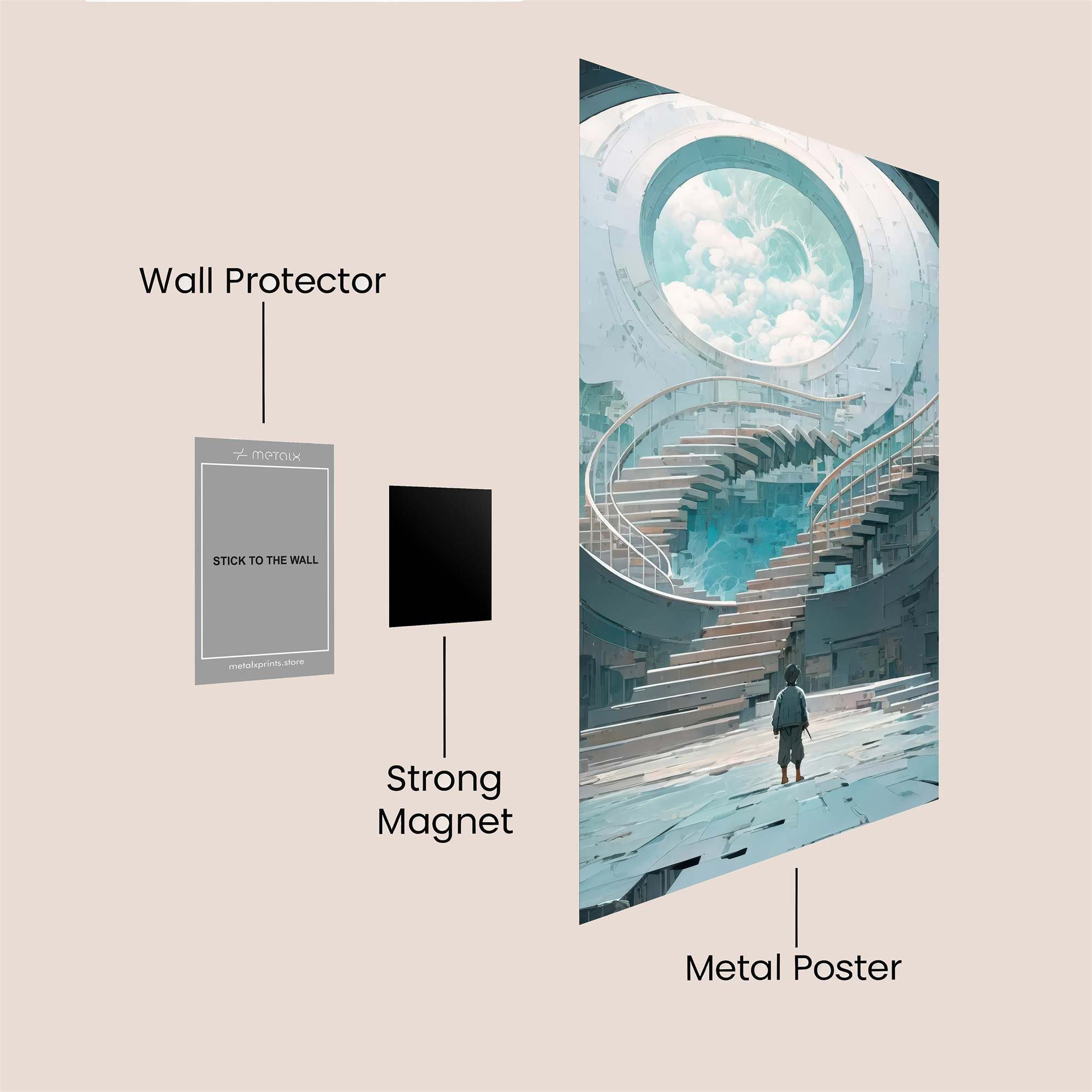 Portal Serenity Safe Wall Magnetic / M