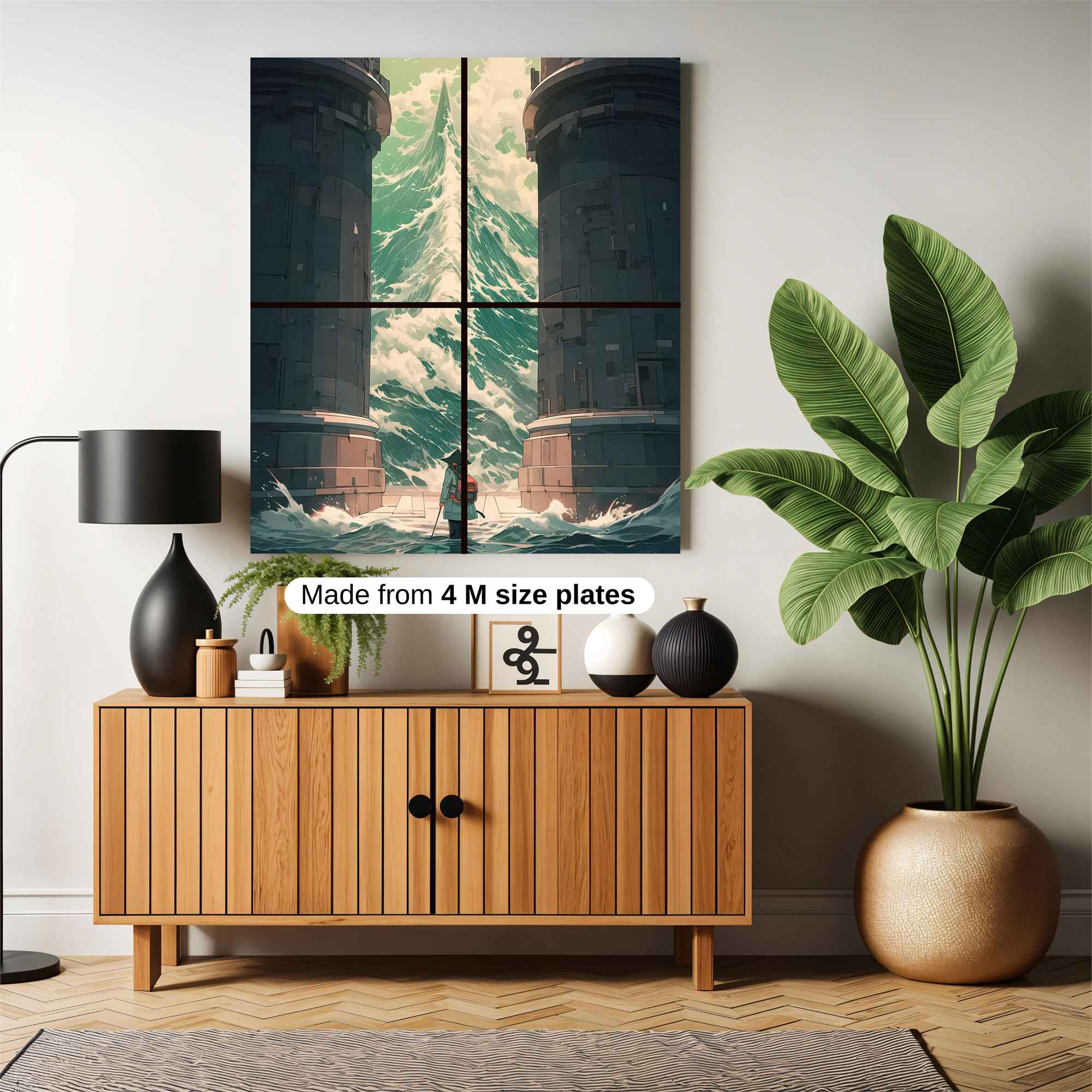 Tsunami Tranquil Safe Wall Magnetic / M