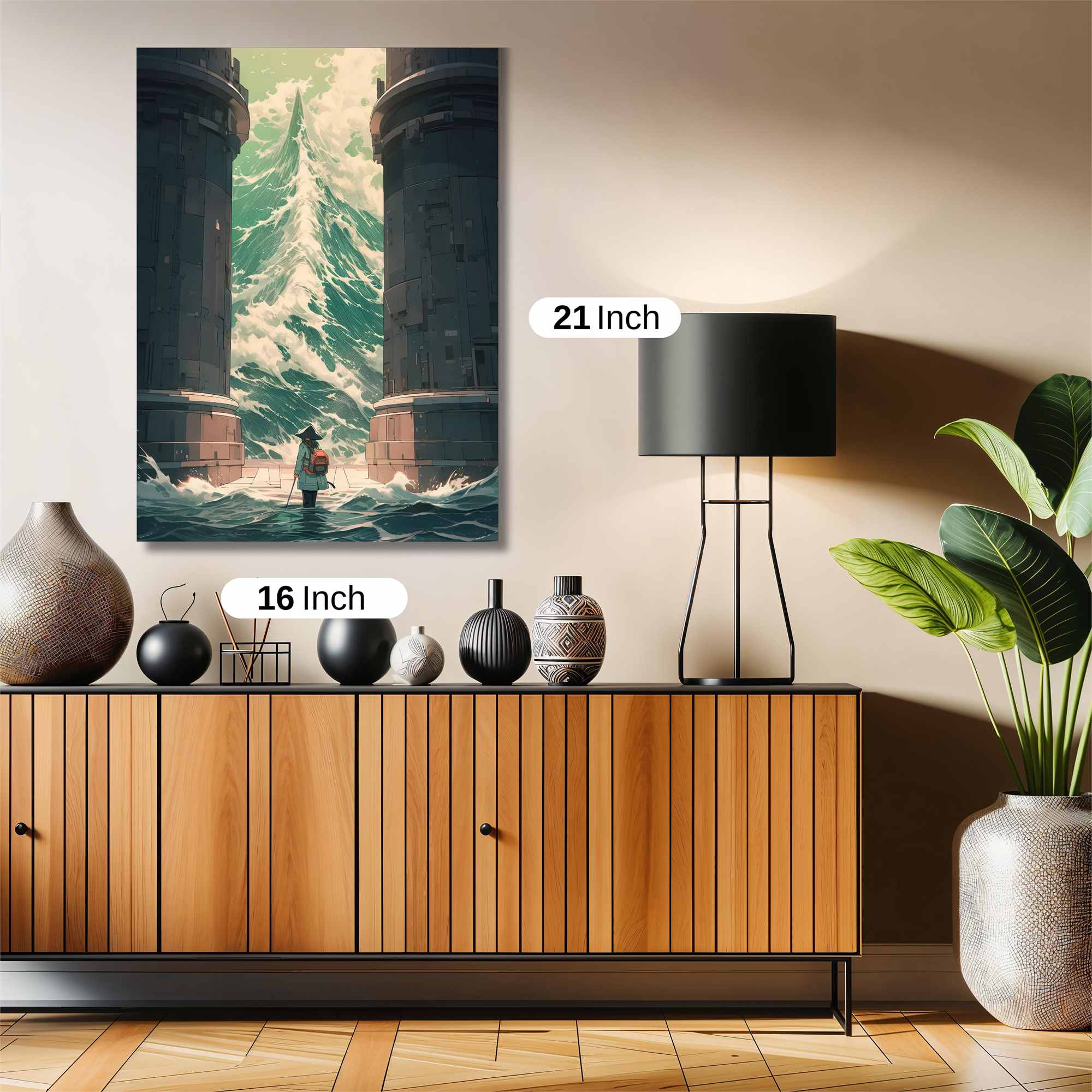 Tsunami Tranquil Safe Wall Magnetic / M