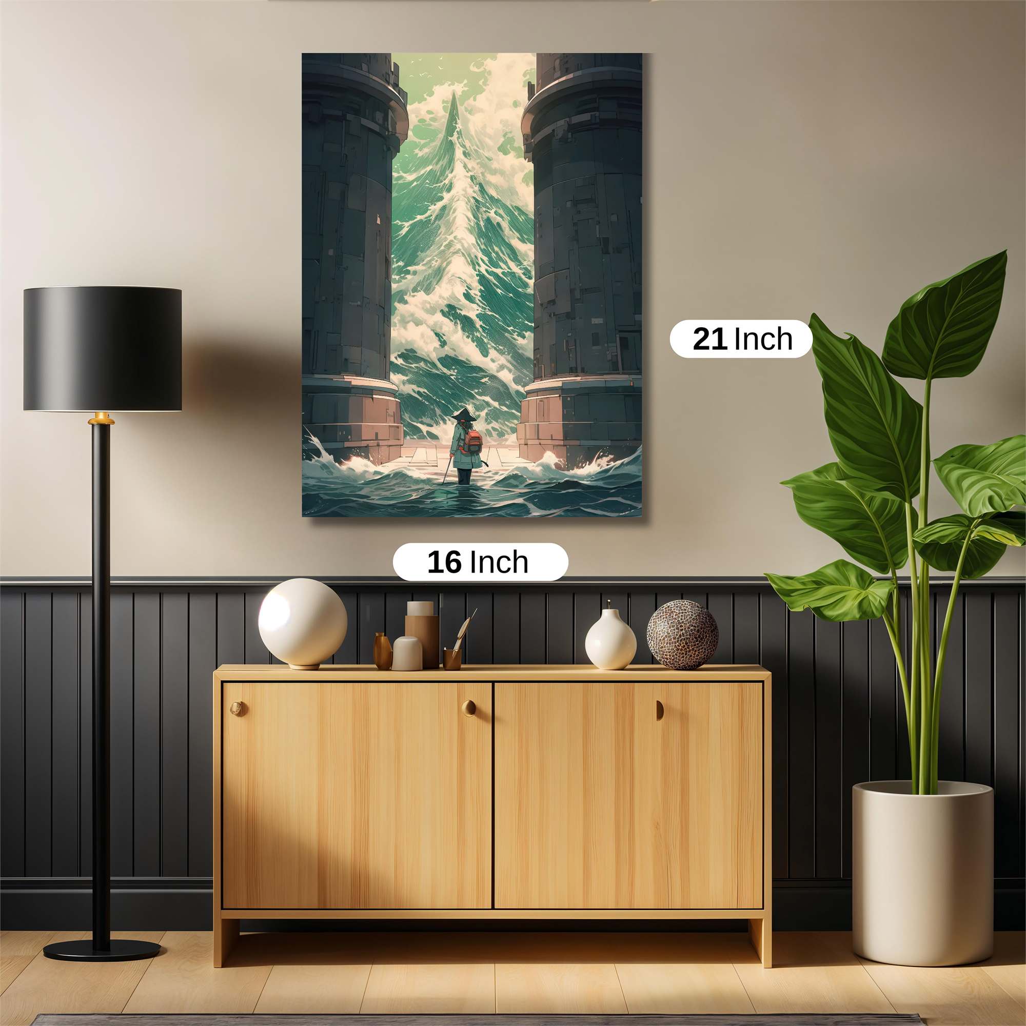 Tsunami Tranquil Safe Wall Magnetic / M